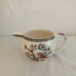 Milk Jug. In the Style of "Indian Tree" Design. excellent condition.