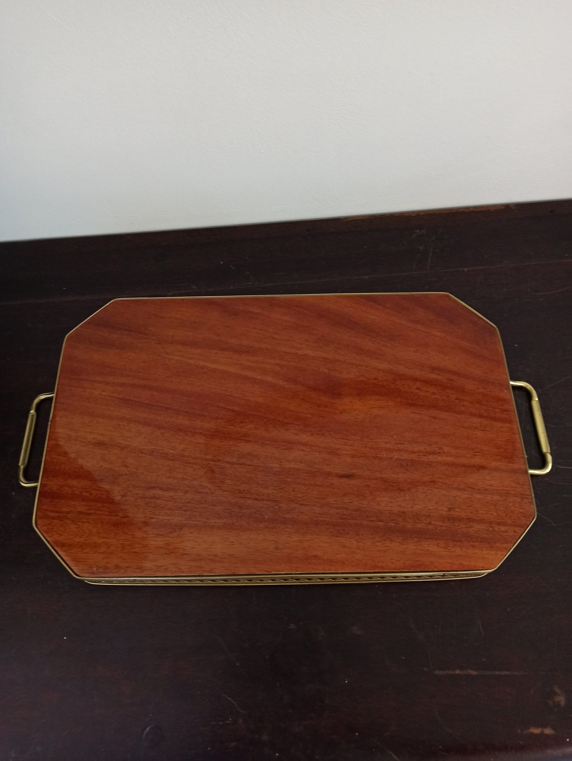 Sorrento Style Wooden Tea Tray. Good Condition. - Image 7