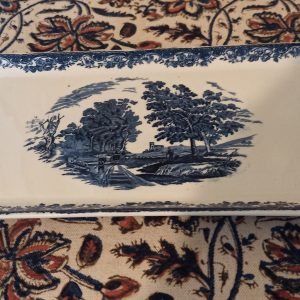 Olde England Royal Tudor Blue and White Serving Platter.