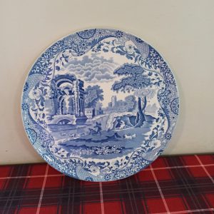 Vintage Italian Spode Charger. Blue And White. Very Good Condition.