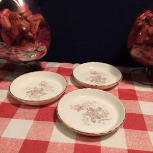 3 Royal Doulton Pin / Trinket Dishes. 'Mystic Dawn'. Excellent Condition. c1980s.