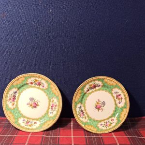 Decorative Grosvenor China Plates 'Sandringham' Design. Good Condition.
