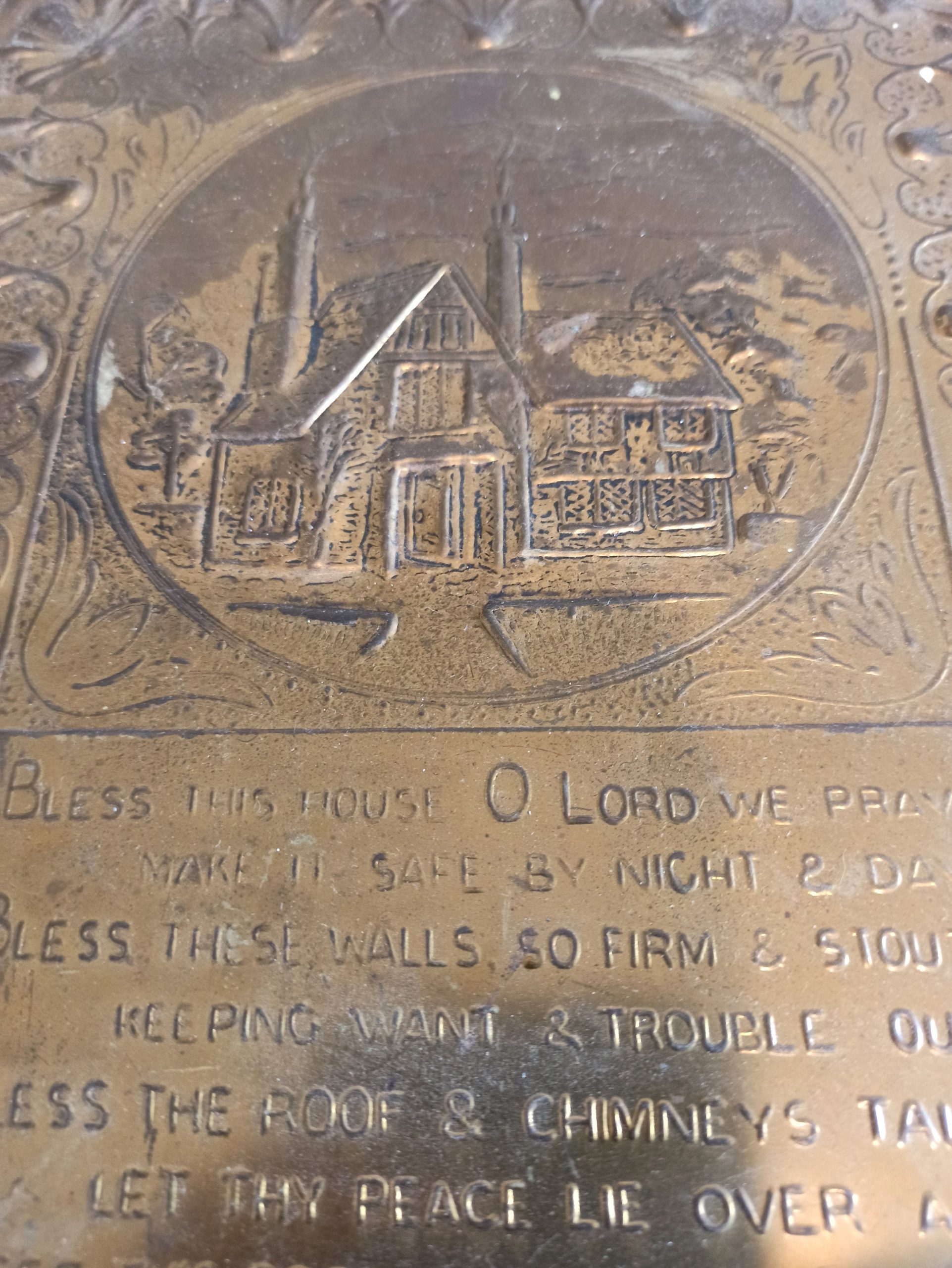 Vintage Brass Wall Plaques. - Image 6