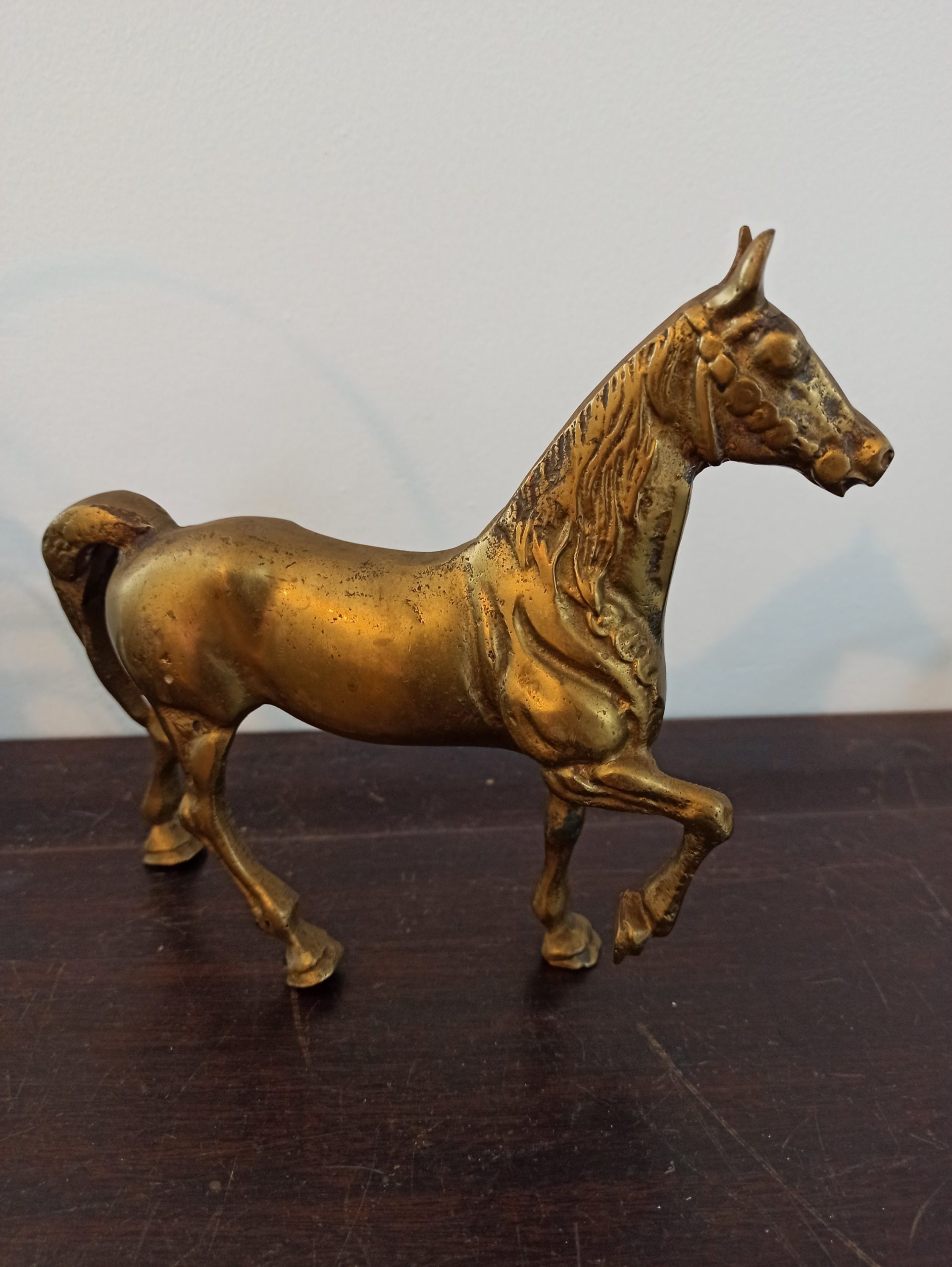 Vintage Brass Horse Ornament. - Image 2
