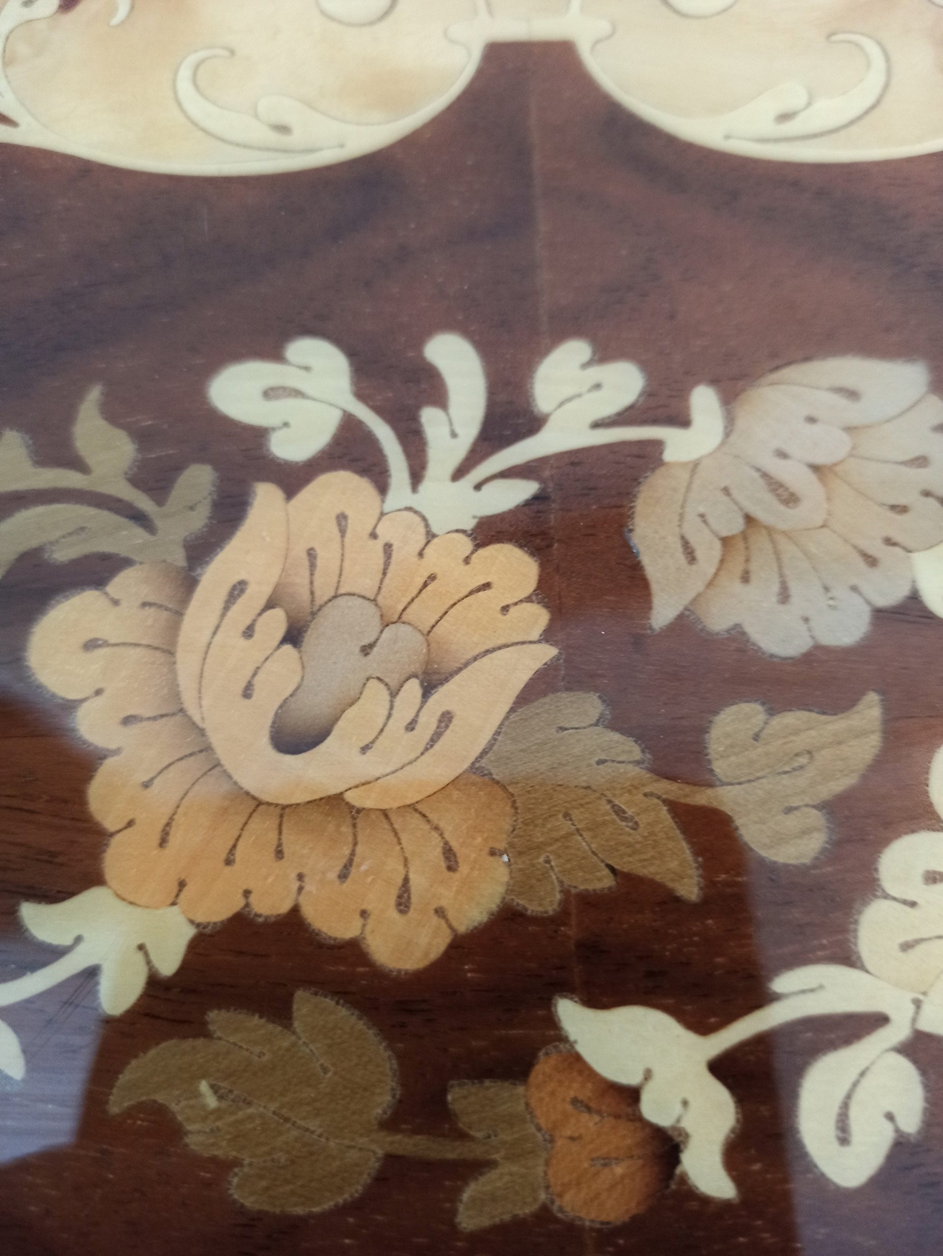 Sorrento Style Wooden Tea Tray. Good Condition. - Image 5