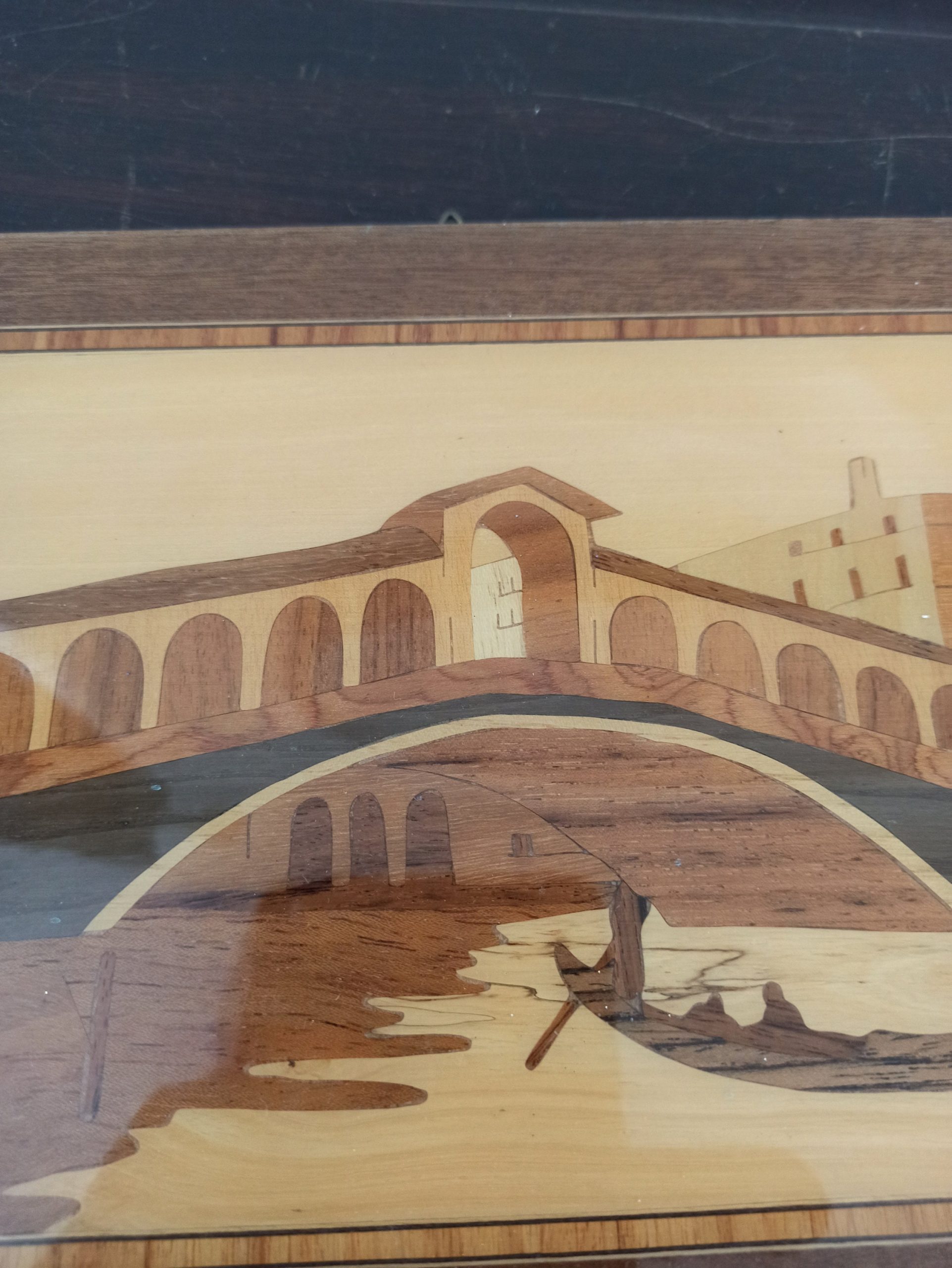Two Vintage Sorrento Style Wooden Wall Pictures. - Image 4