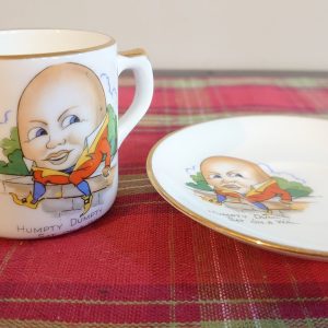 Humpty Dumpty Cup and Saucer Duo - Dorchester Fine China - Great Condition