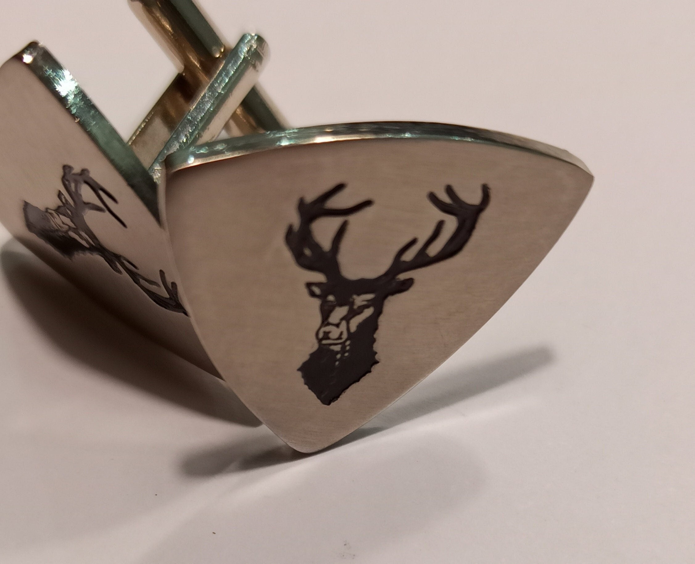 Vintage Reindeer / Stag Cufflinks. Very Good Condition.
