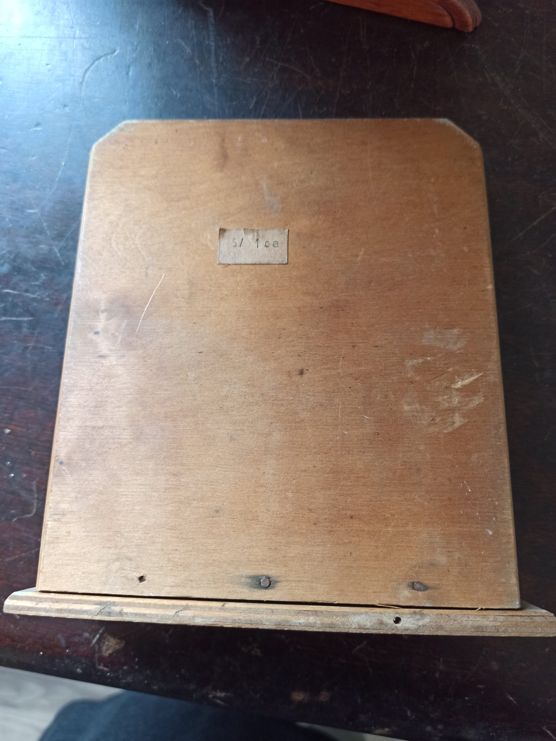 Wood And Copper Letter Racks. Set of Two. Vintage. - Image 8