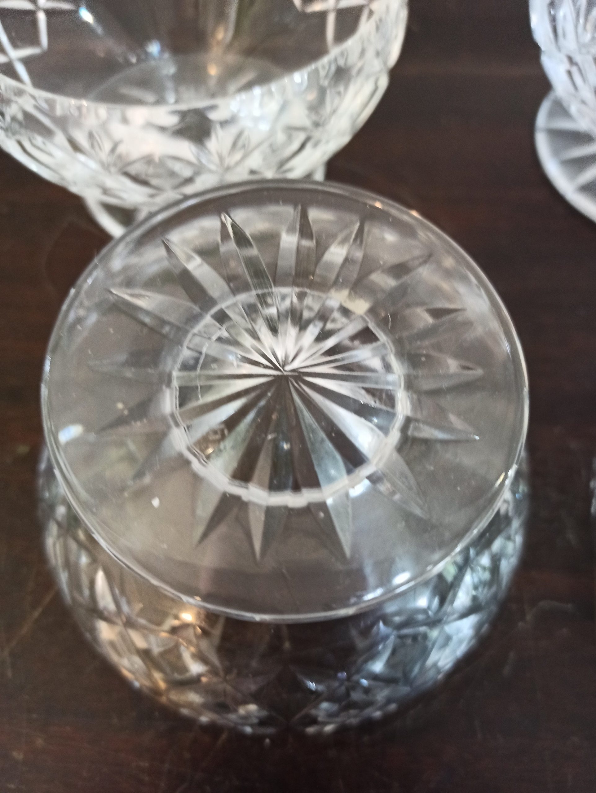 Glass Vintage Dessert Dishes. Set of 4. - Image 3