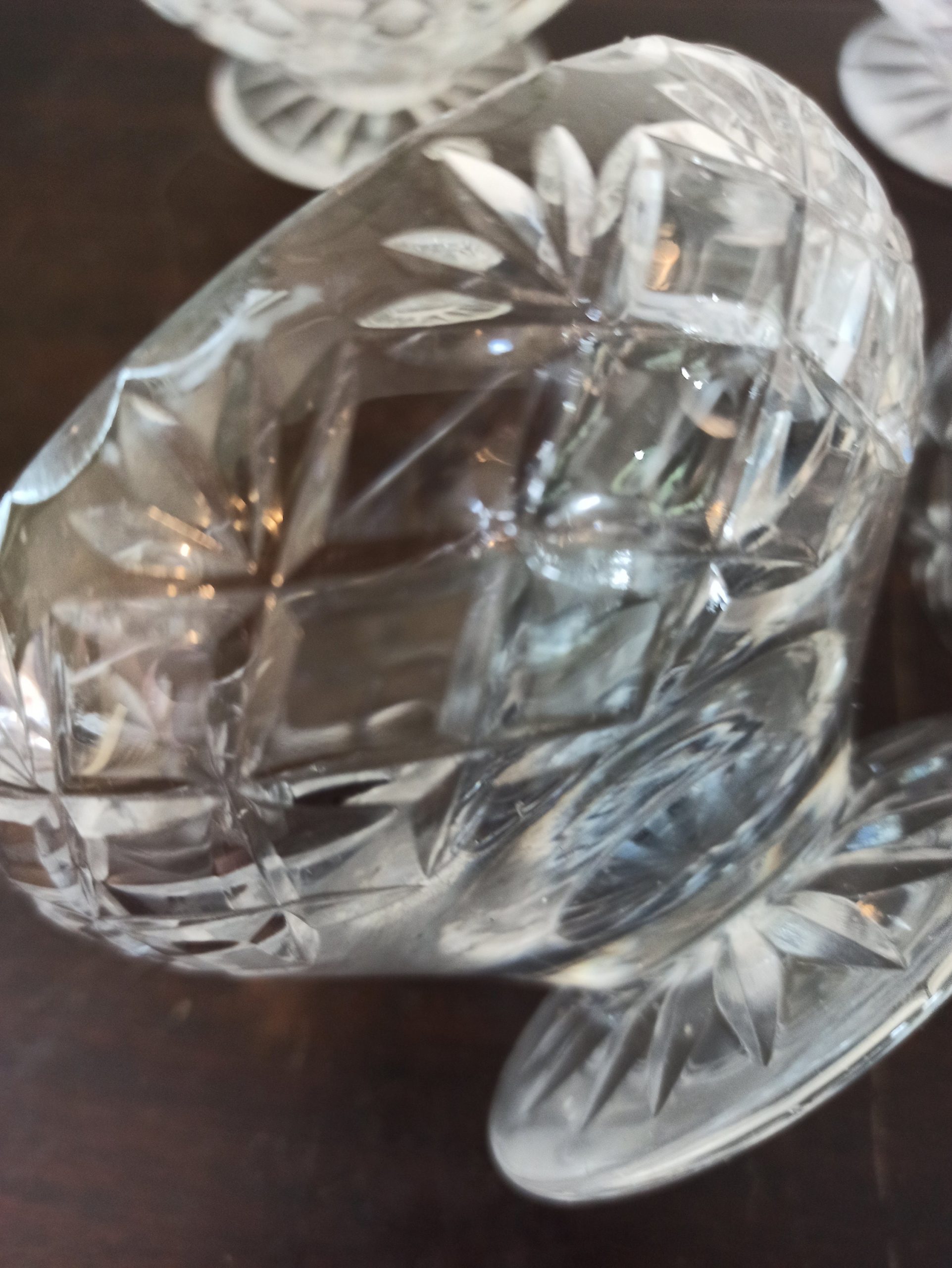 Glass Vintage Dessert Dishes. Set of 4. - Image 7