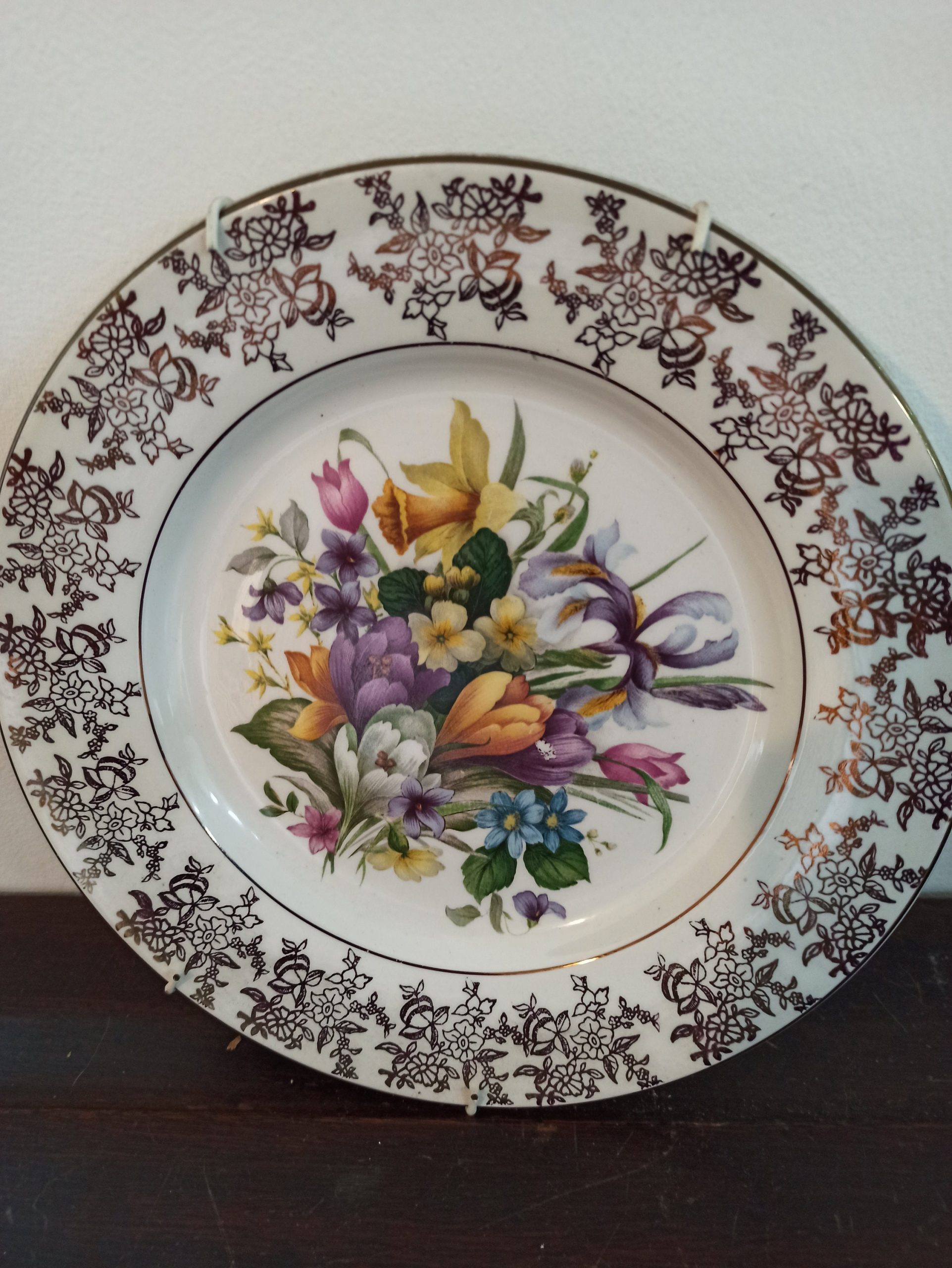 Royal Falcon Ware, Weatherby Wall Plate. Made February 1983. Very Good Condition. - Image 2