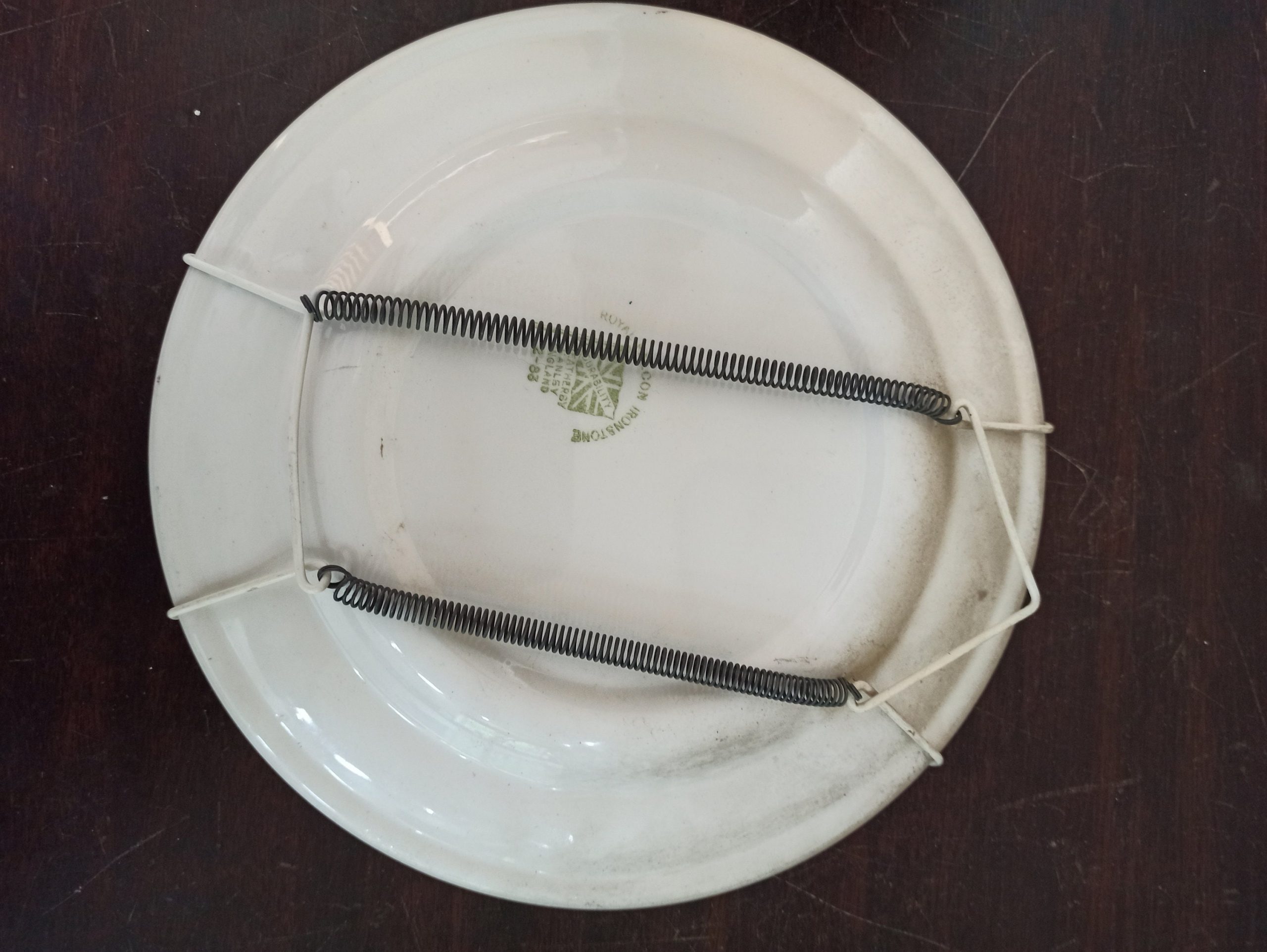 Royal Falcon Ware, Weatherby Wall Plate. Made February 1983. Very Good Condition. - Image 8