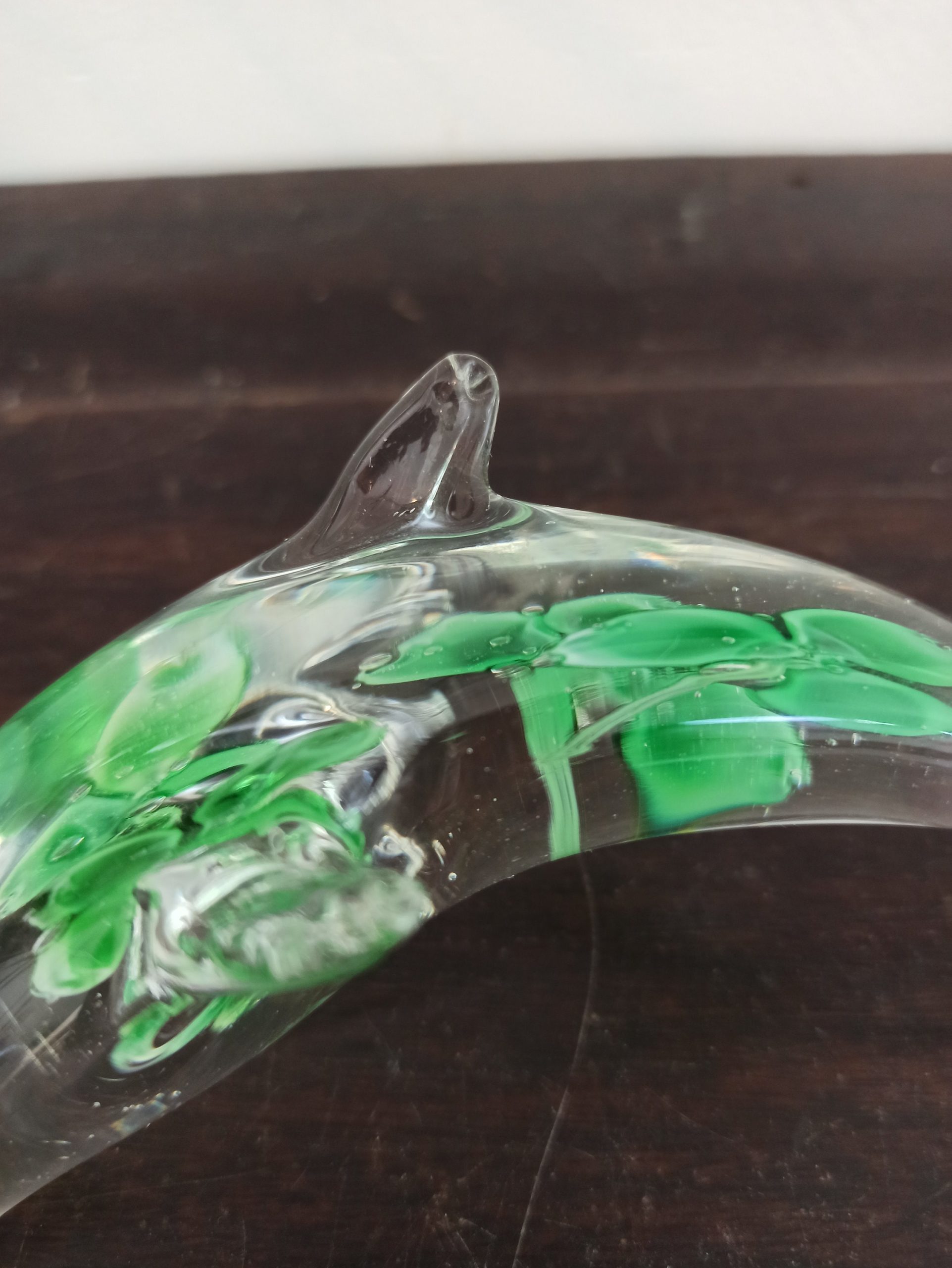 Vintage Glass Dolphin Paperweight. Excellent Condition. - Image 5