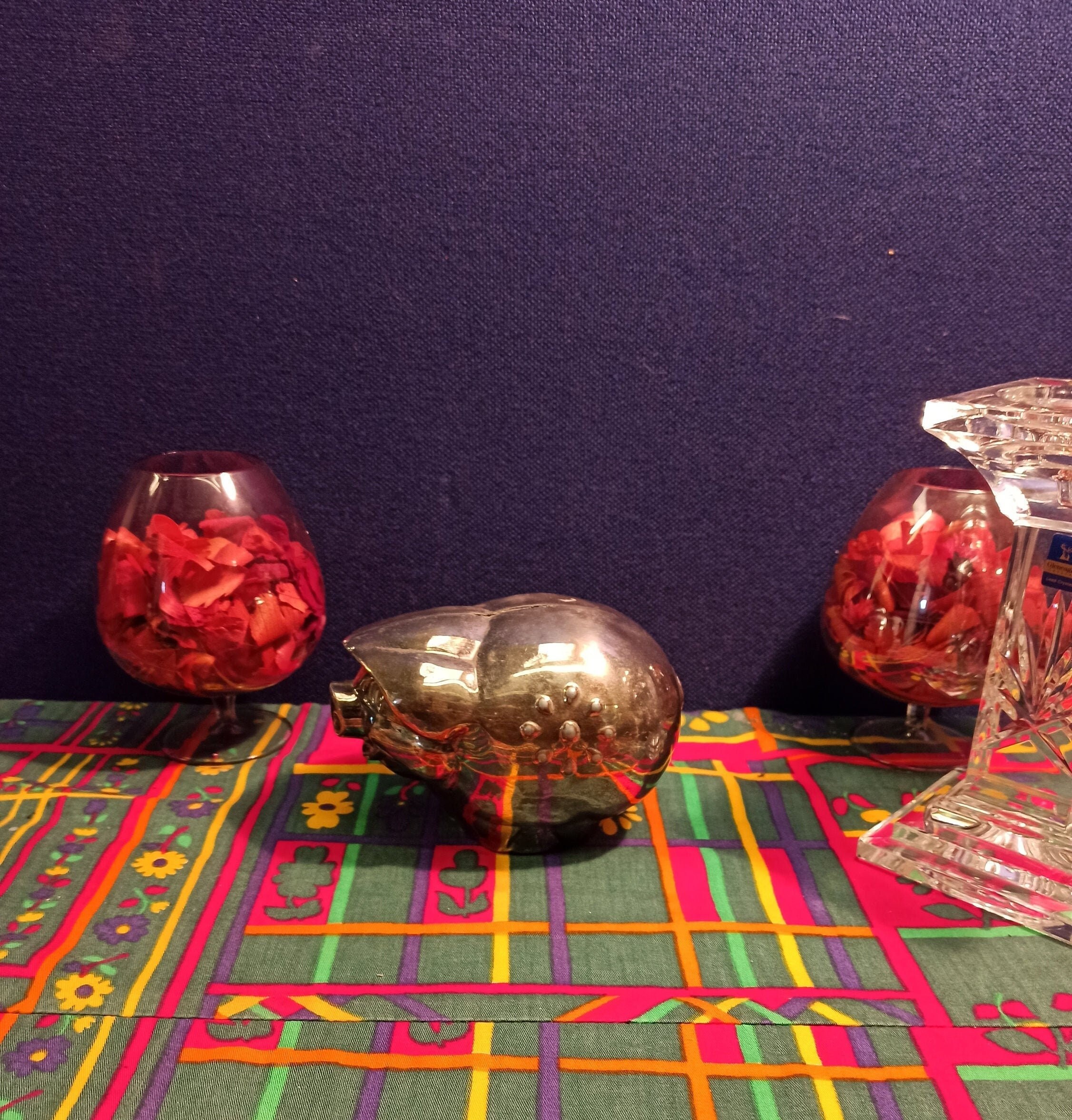 Vintage Pig Money Box - Good Condition - Metal