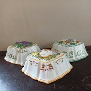 Set of 3 Vintage Jelly Moulds. The Franklin Mint. Le Cordon Bleu. Excellent Condition.