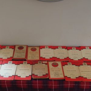 Collection of 22 Vintage 1950s 1" Inch Maps of the UK - Great addition to map collection! - Map Lovers!