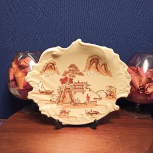 Vintage Ornate Decorative Chinese Plate. Overjoy, Hand Painted. Very Good Condition.