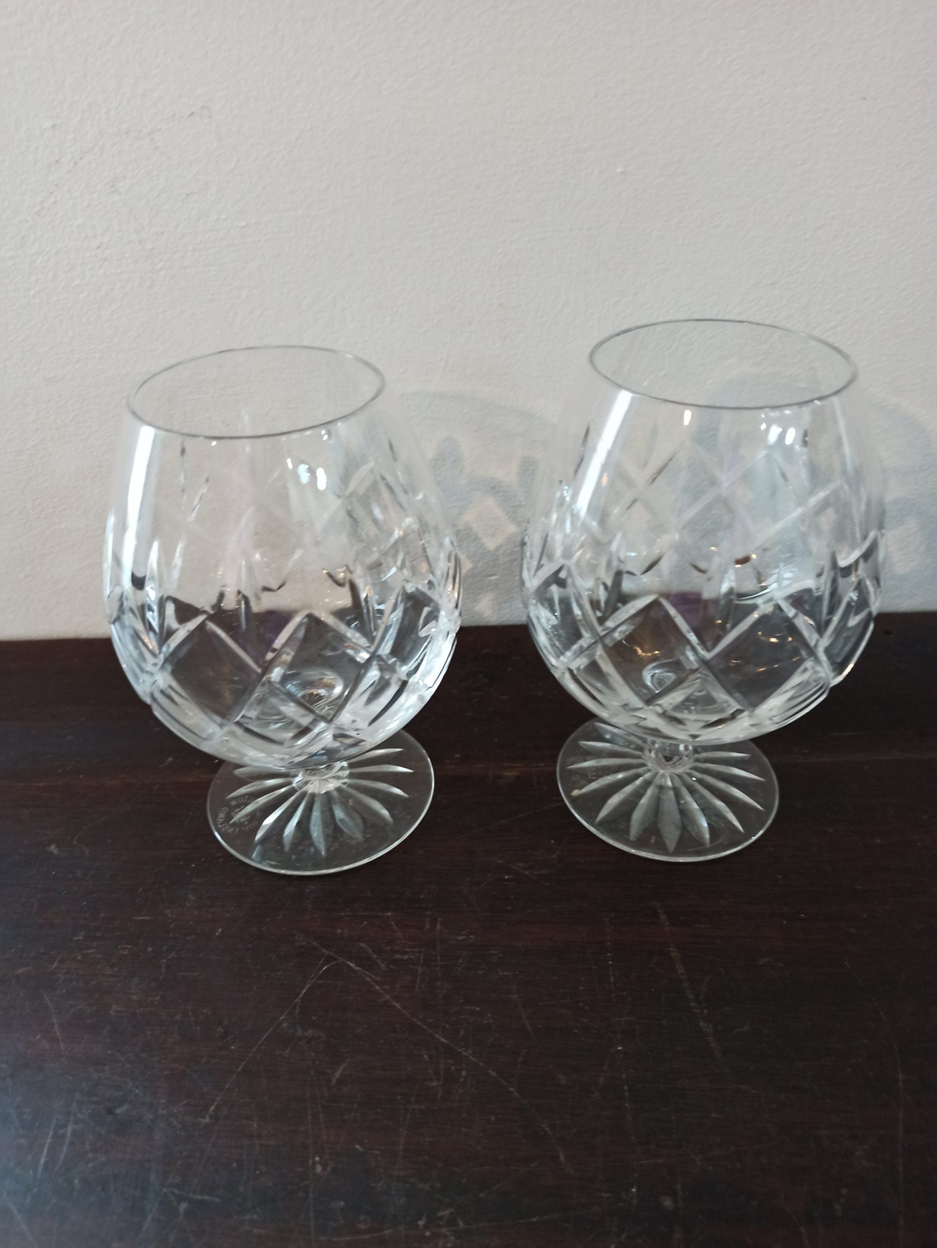 A Pair of Brandy Glasses. Lead Crystal. Excellent Condition. - Image 2