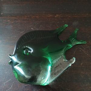 Vintage Glass Fish Paperweight. Excellent Condition.