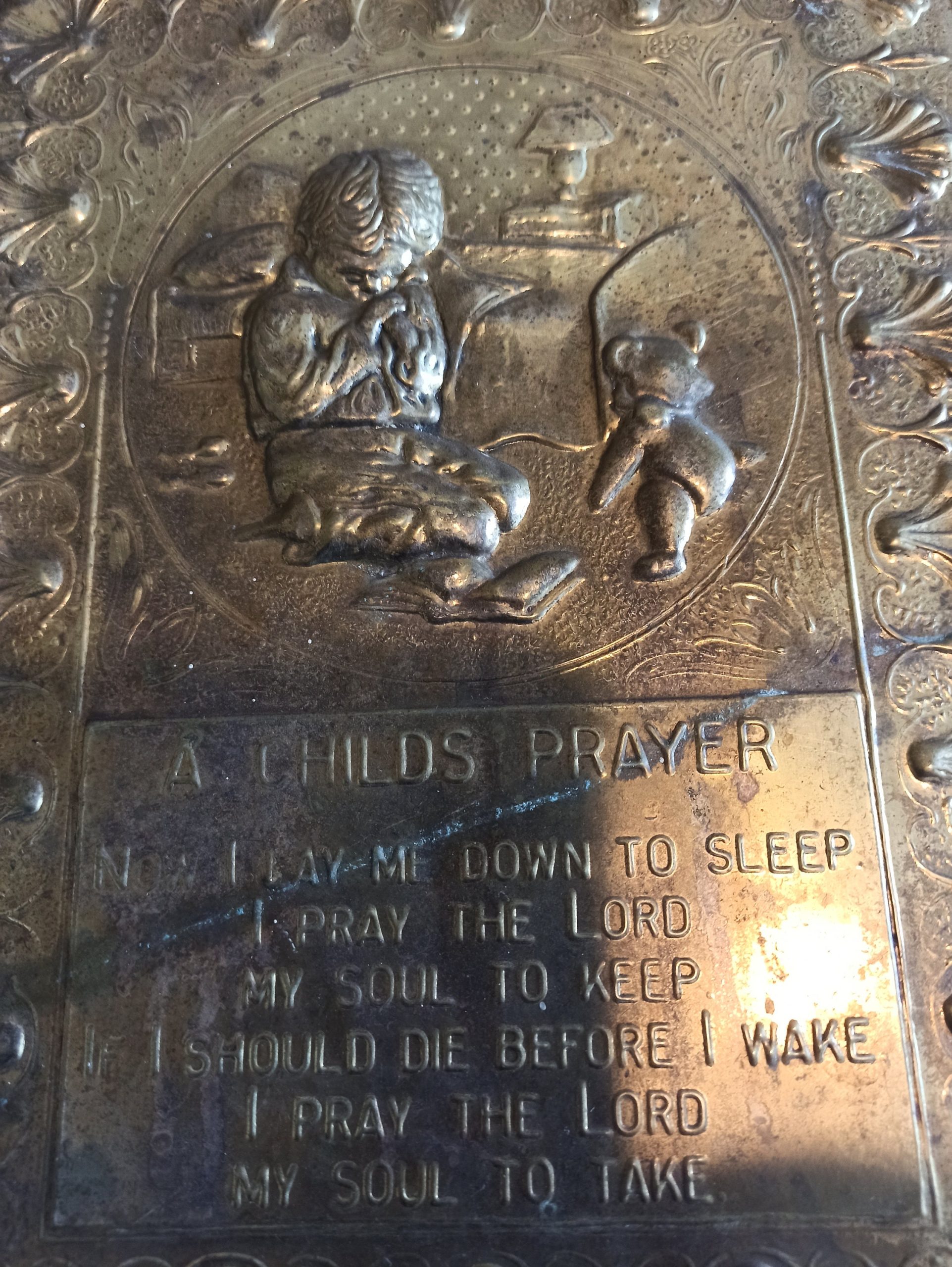 Vintage Brass Wall Plaques. - Image 4