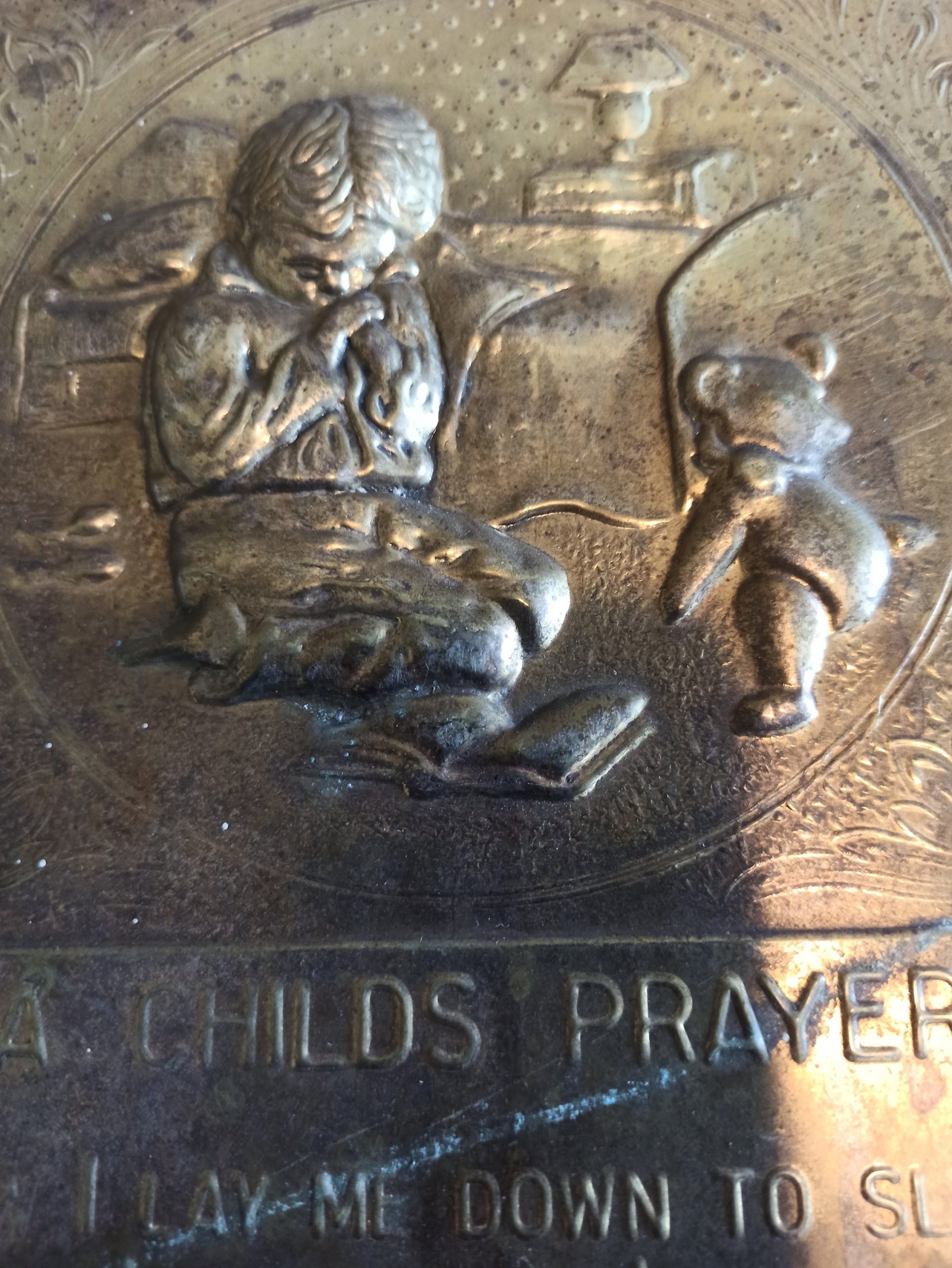 Vintage Brass Wall Plaques. - Image 8
