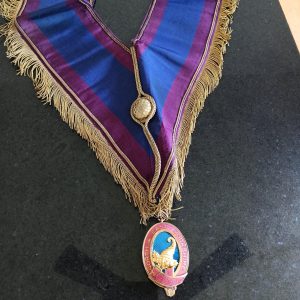 Masons Masonic Regailia Stewards Sash. North & East Yorkshire.