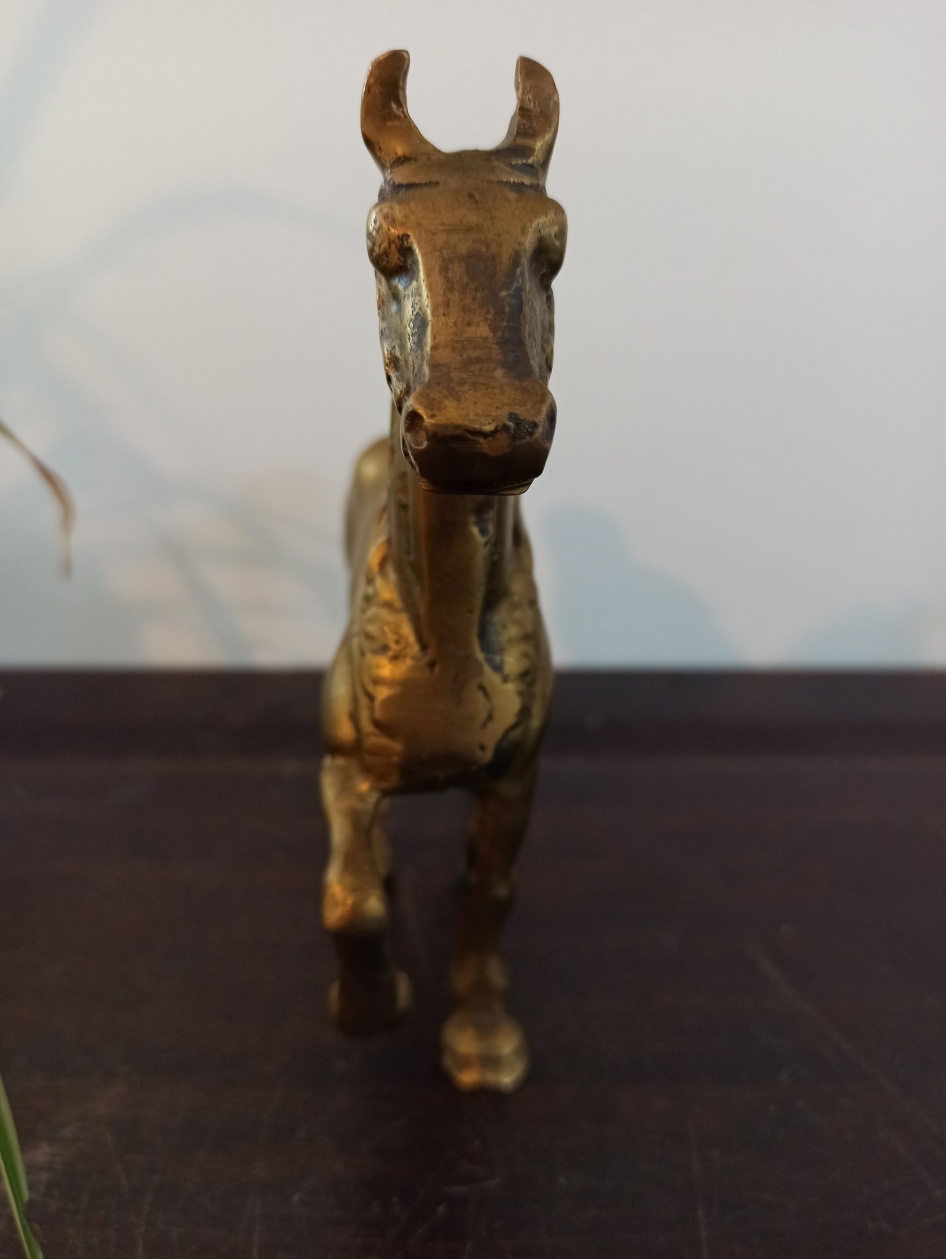 Vintage Brass Horse Ornament. - Image 3