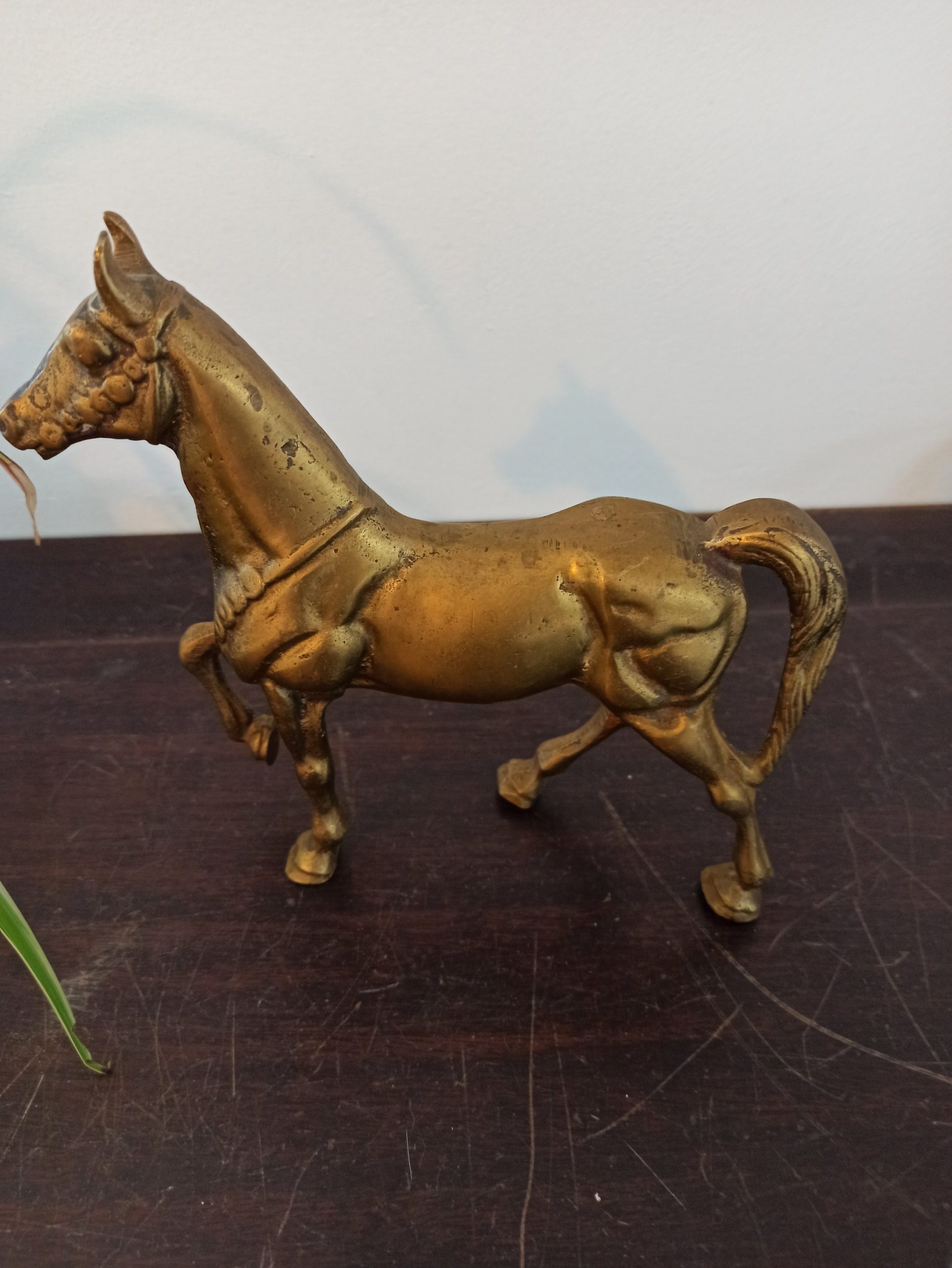 Vintage Brass Horse Ornament. - Image 4