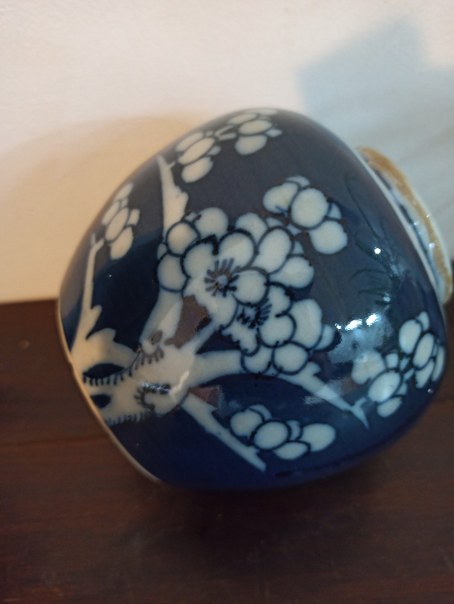 Vintage Blue and White Ginger Jar. - Image 6