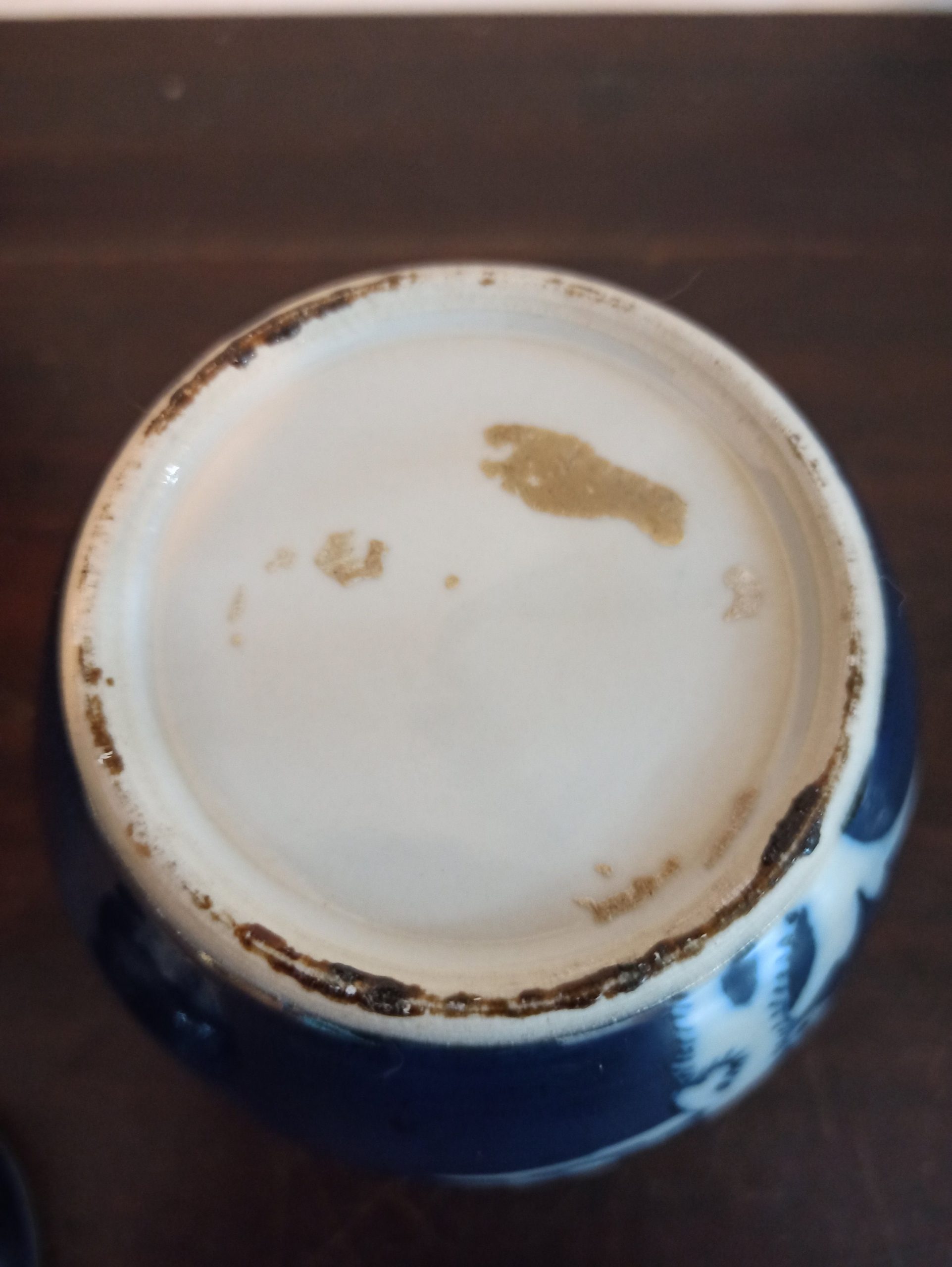 Vintage Blue and White Ginger Jar. - Image 7
