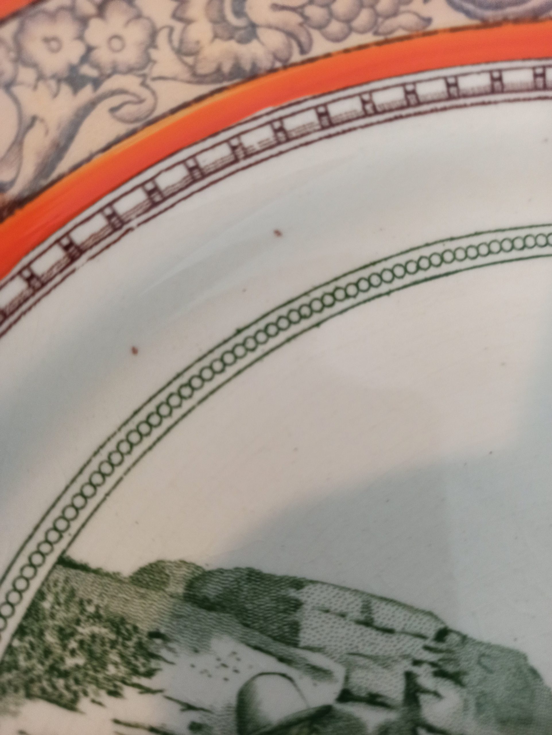 A Pair of Lorna Doone Plates By Adams Pottery. 1910s - Image 8