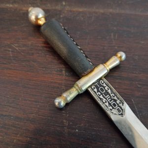 Vintage Toledo Letter Opener In The Shape Of A Sword. Metal.