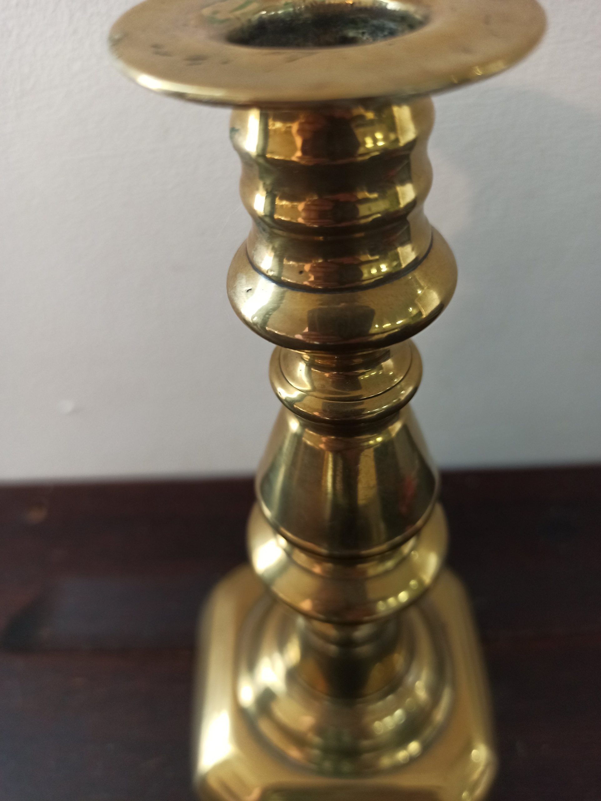 Vintage Brass Candlestick. Very Good Condition. - Image 4