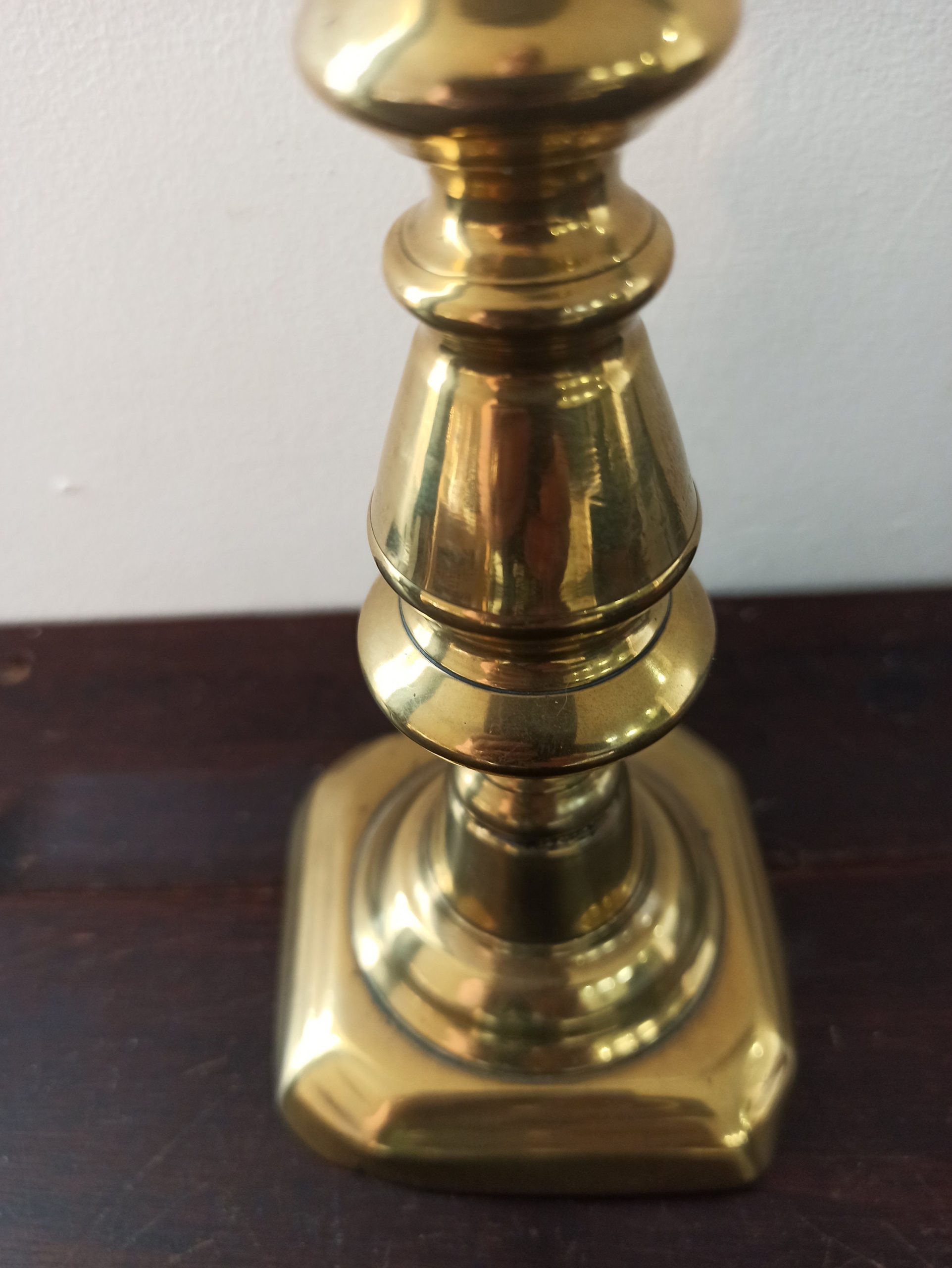Vintage Brass Candlestick. Very Good Condition. - Image 5