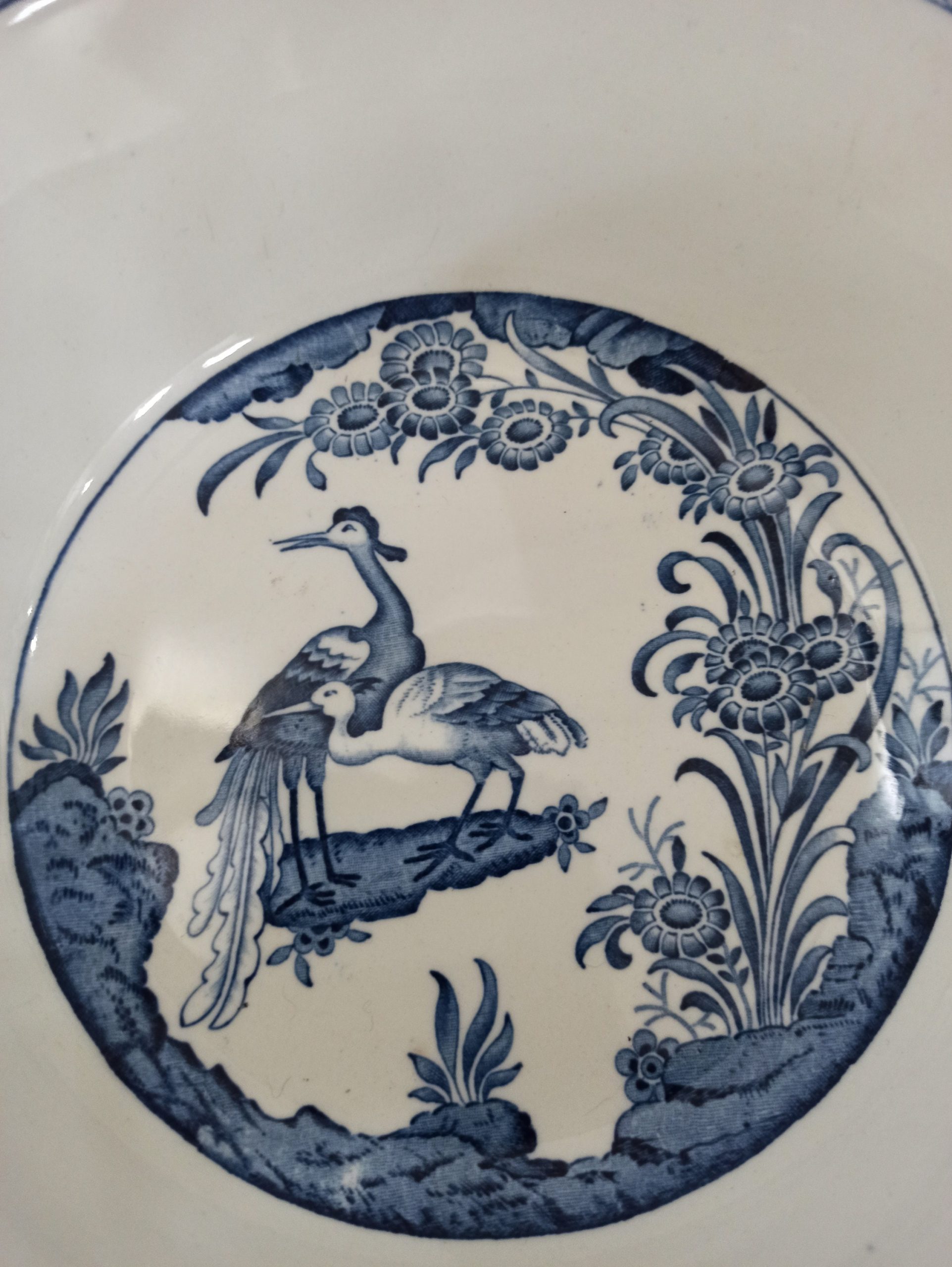 Vintage Fruit Bowl. Blue And White. "Yuan" by Wood and Sons. Excellent Condition. - Image 4