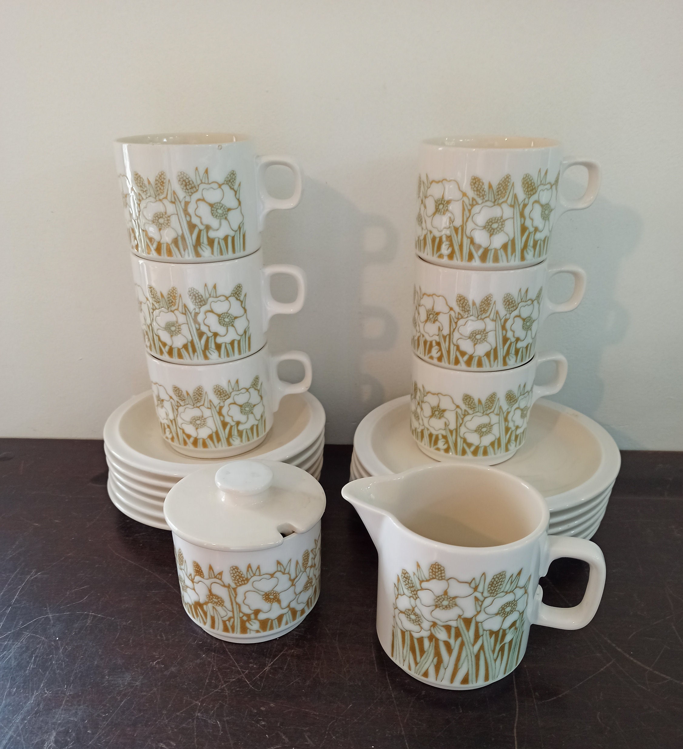 Vintage Hornsea Fleur Tea Set.