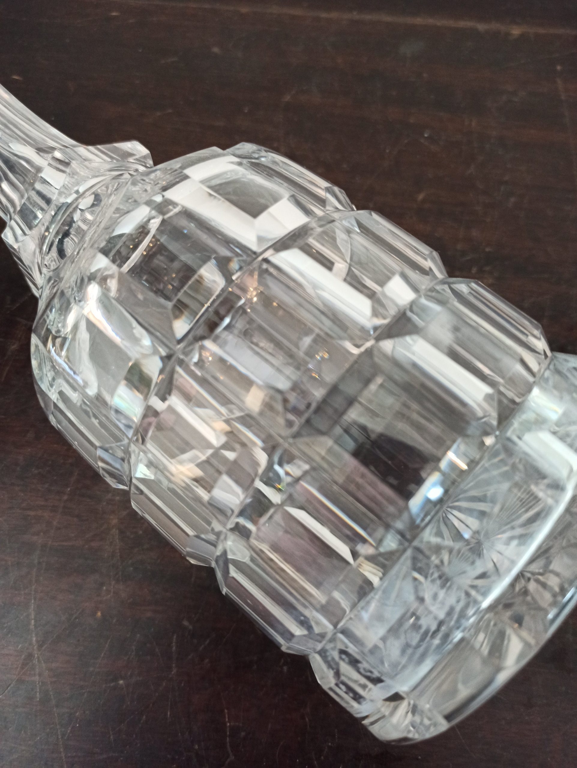 Vintage Glass Decanter And 3 Royal Doulton Lead Crystal Liqueur / Shot Glasses. - Image 9