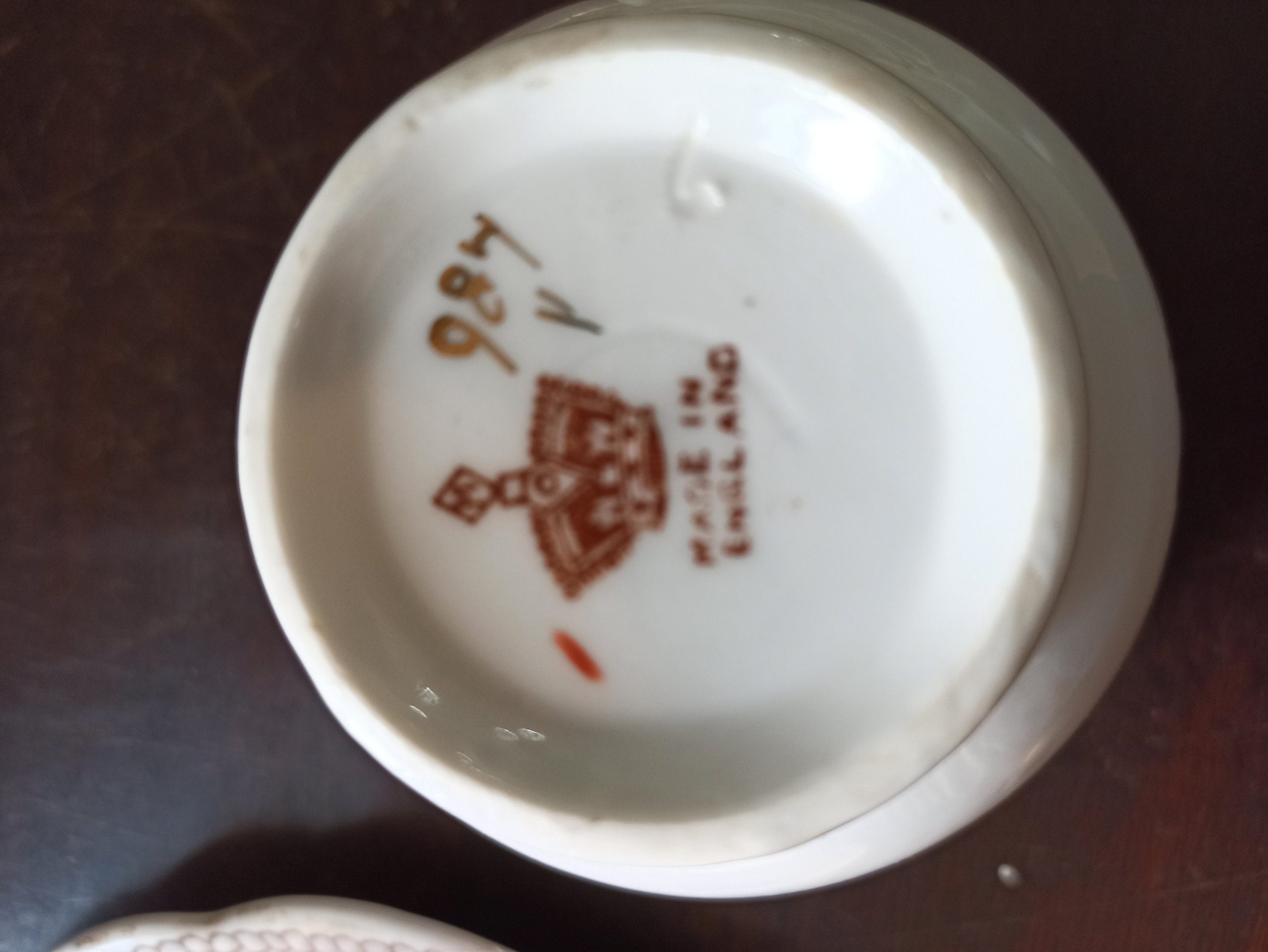 Vintage Imari Style Teaset. Doric China. 1924 - 1935. Acceptable Condition. - Image 10