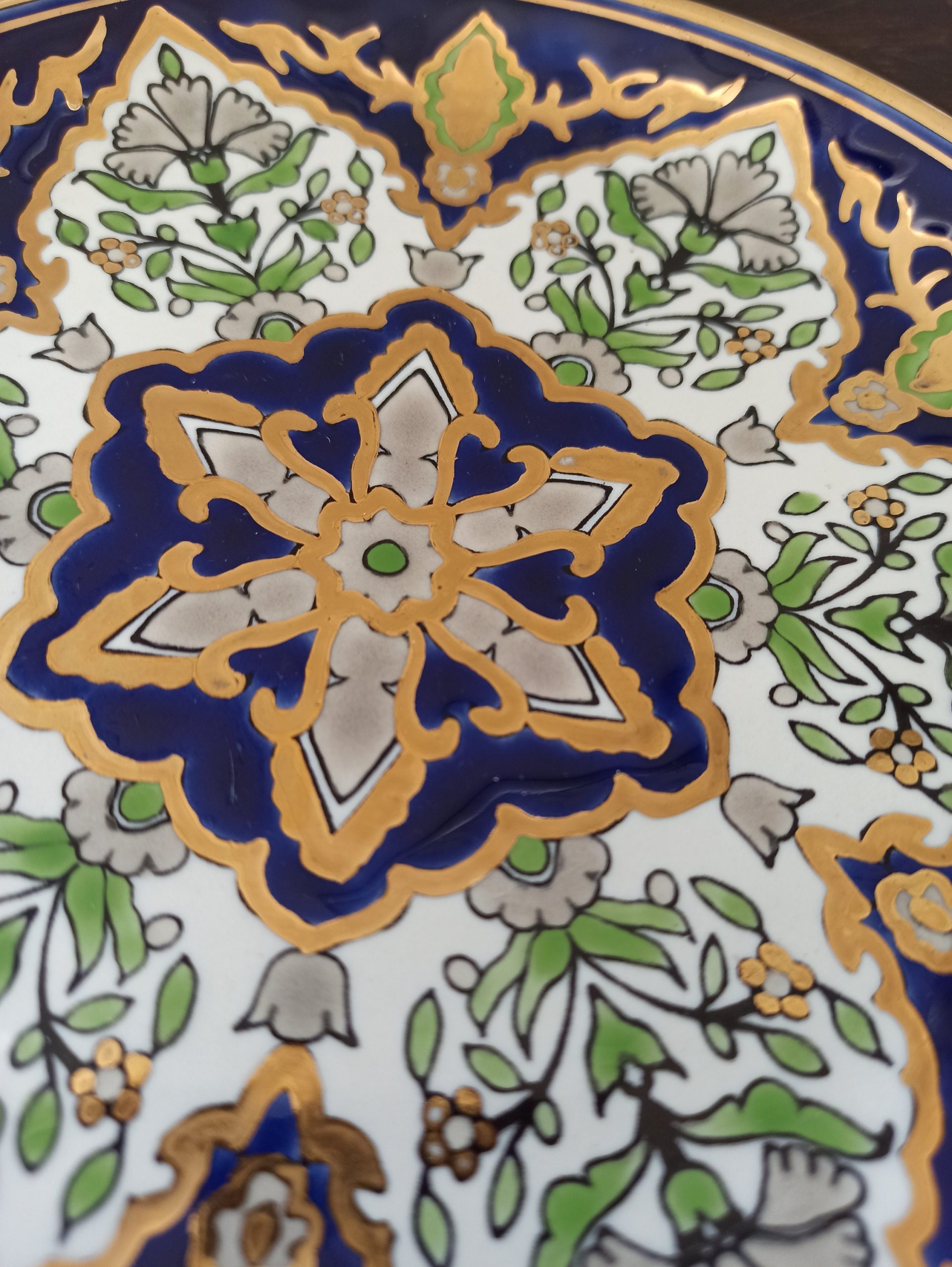 Vintage Greek Wall Plate. Hand Painted by Pandora Ceramics. - Image 3