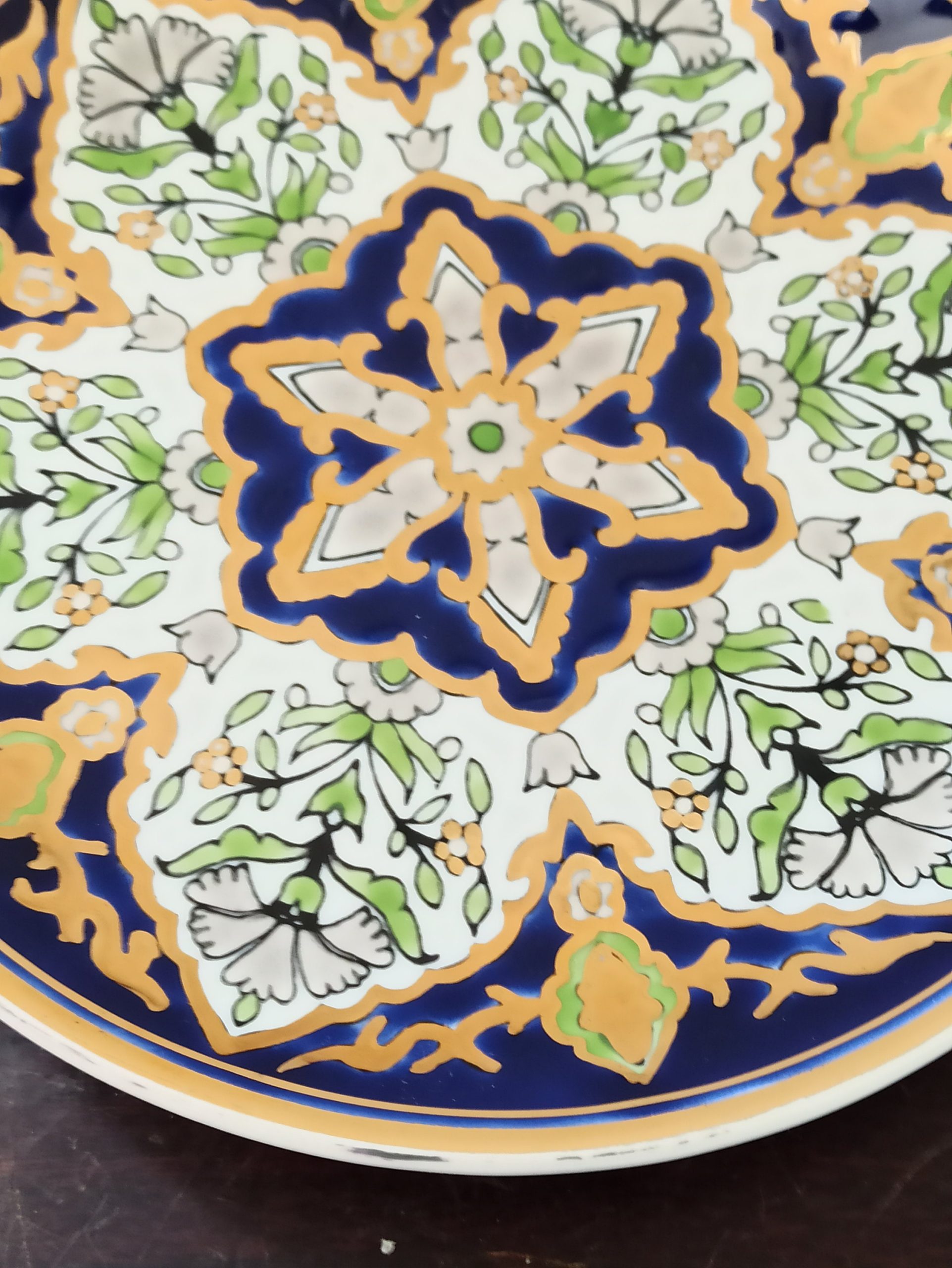 Vintage Greek Wall Plate. Hand Painted by Pandora Ceramics. - Image 4
