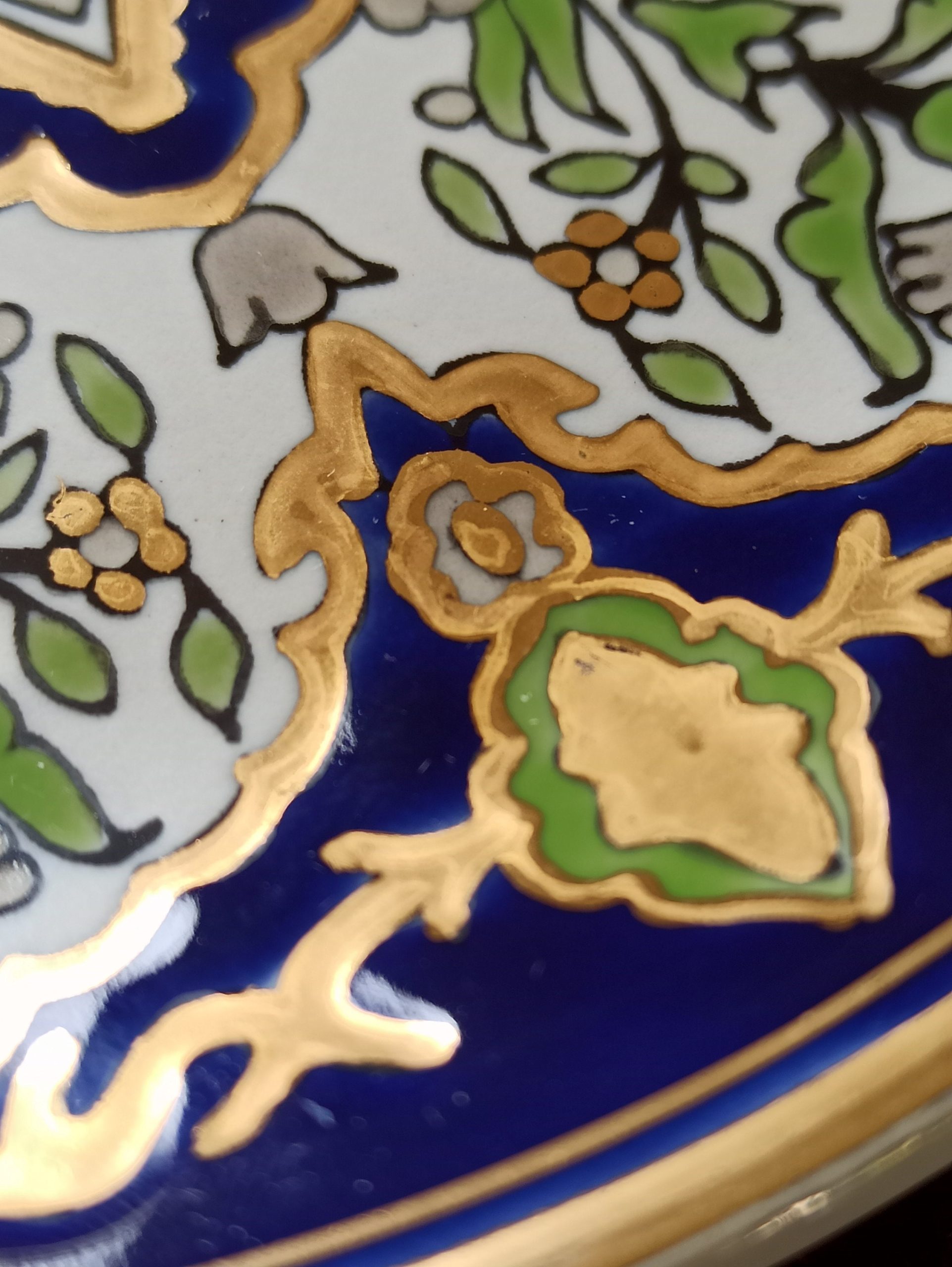 Vintage Greek Wall Plate. Hand Painted by Pandora Ceramics. - Image 5
