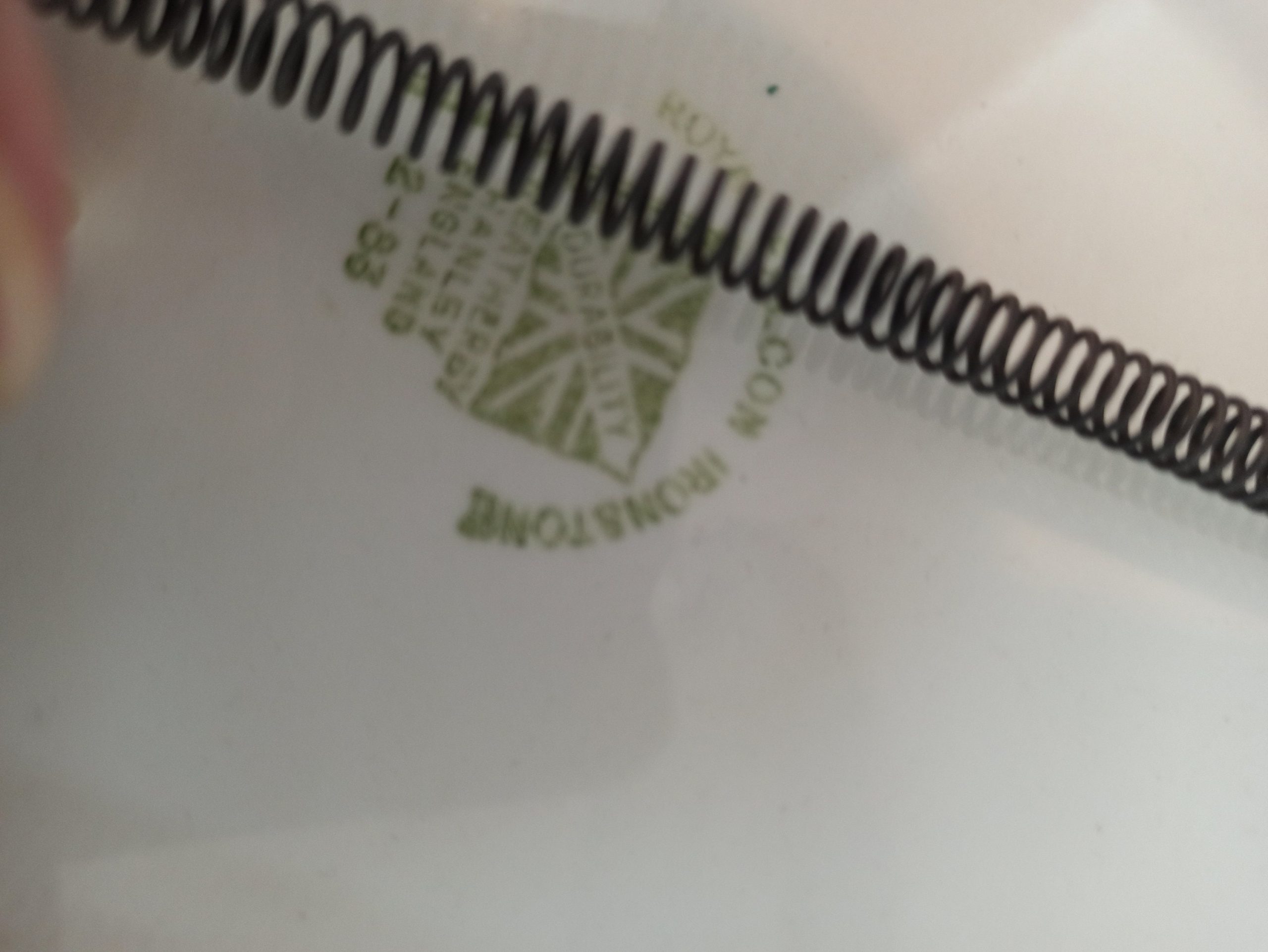 Royal Falcon Ware, Weatherby Wall Plate. Made February 1983. Very Good Condition. - Image 7