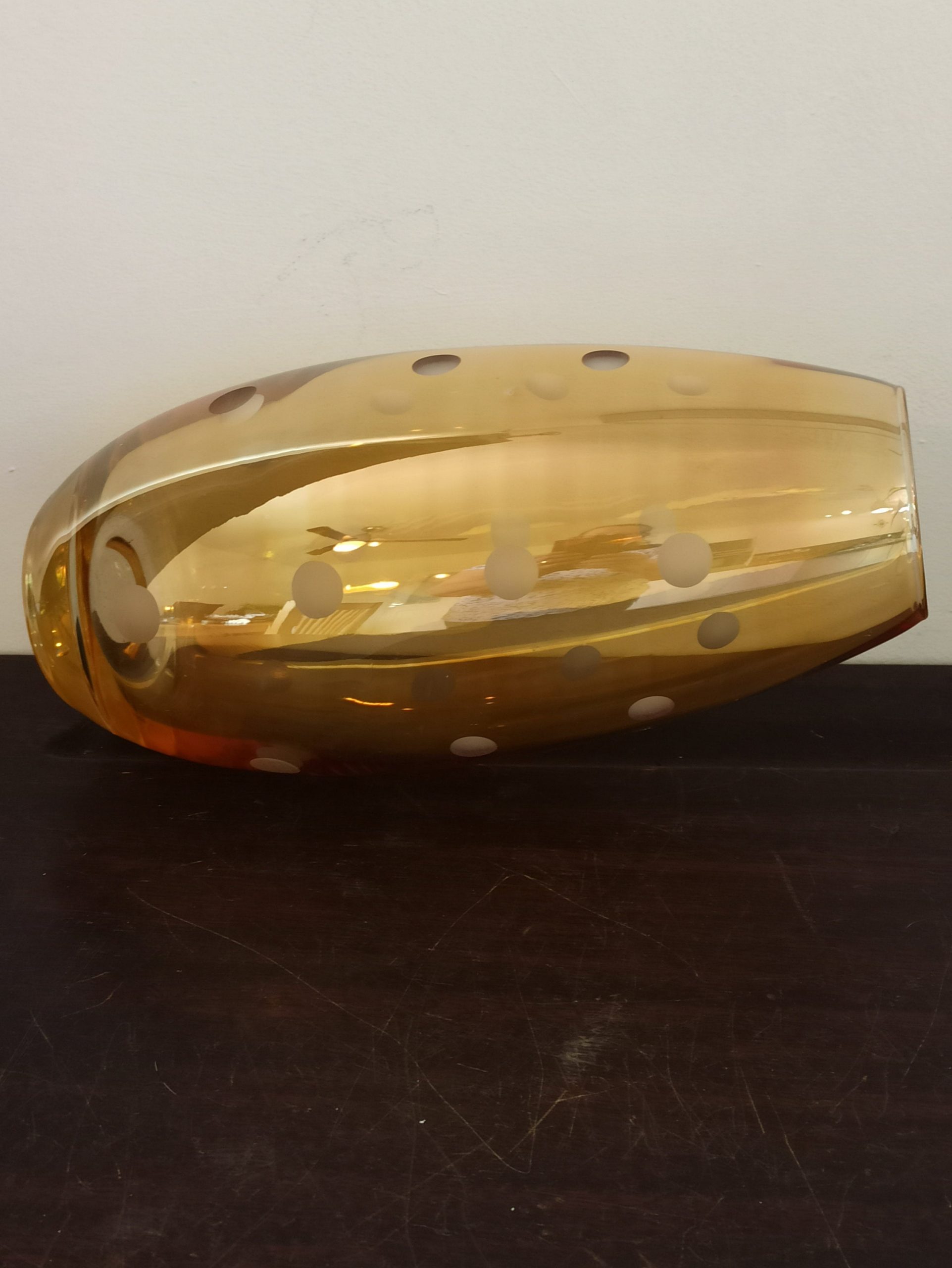 Vintage Glass Vase. Iridescent. - Image 7