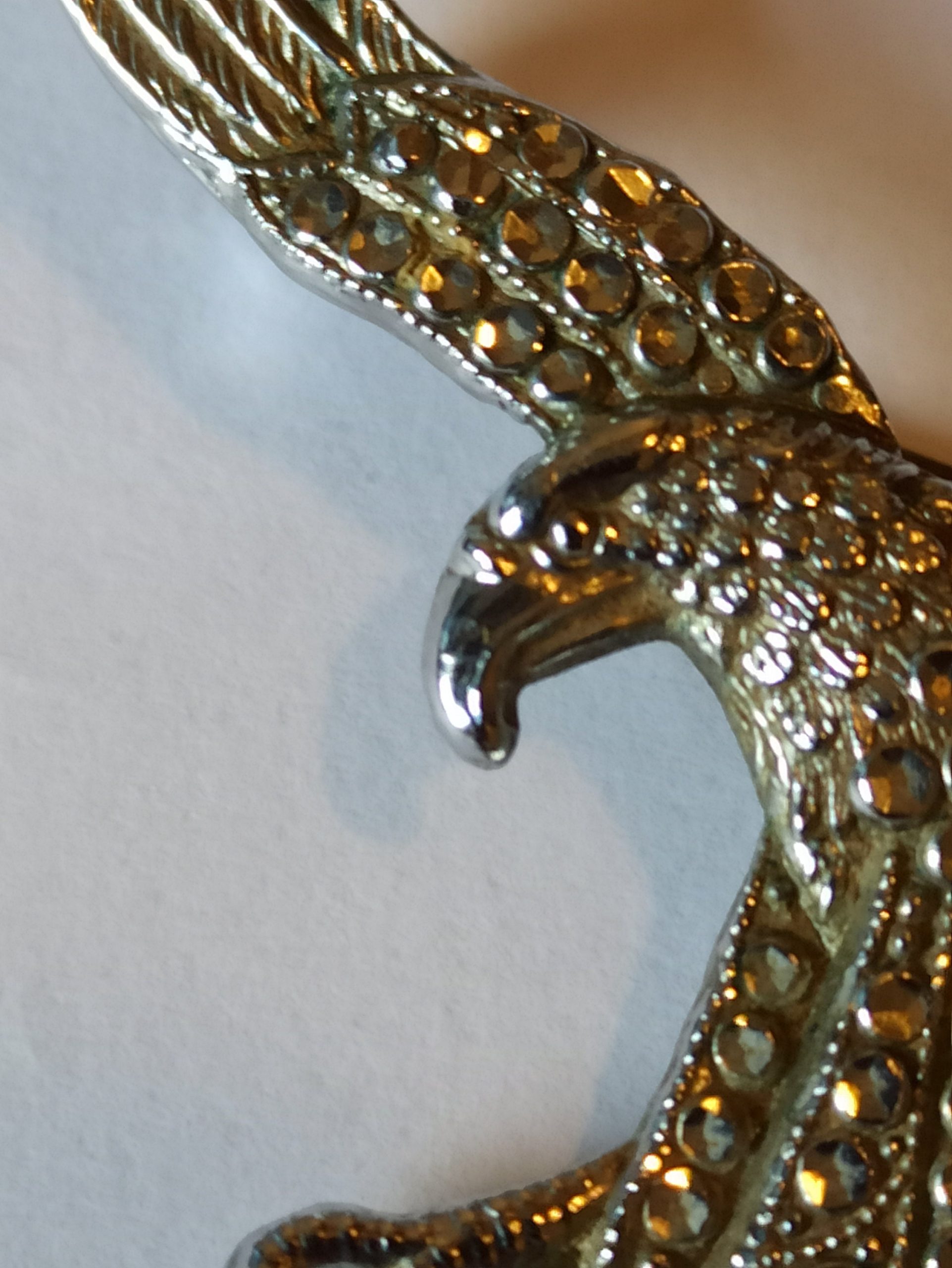Vintage Marcasite Bird Of Prey Brooch. - Image 2