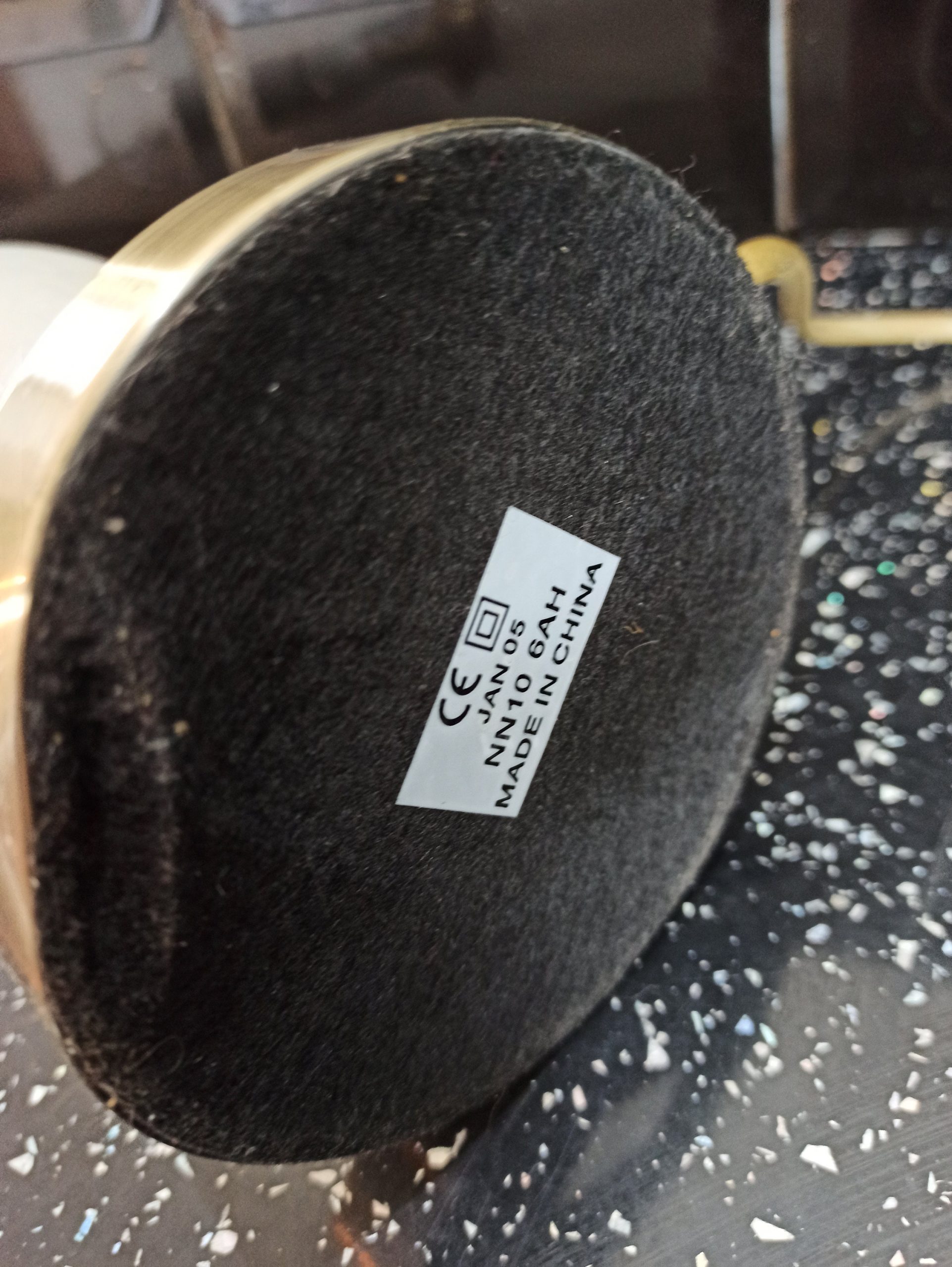 Vintage Frosted Glass Crackle Glazed Table Lamp. - Image 7