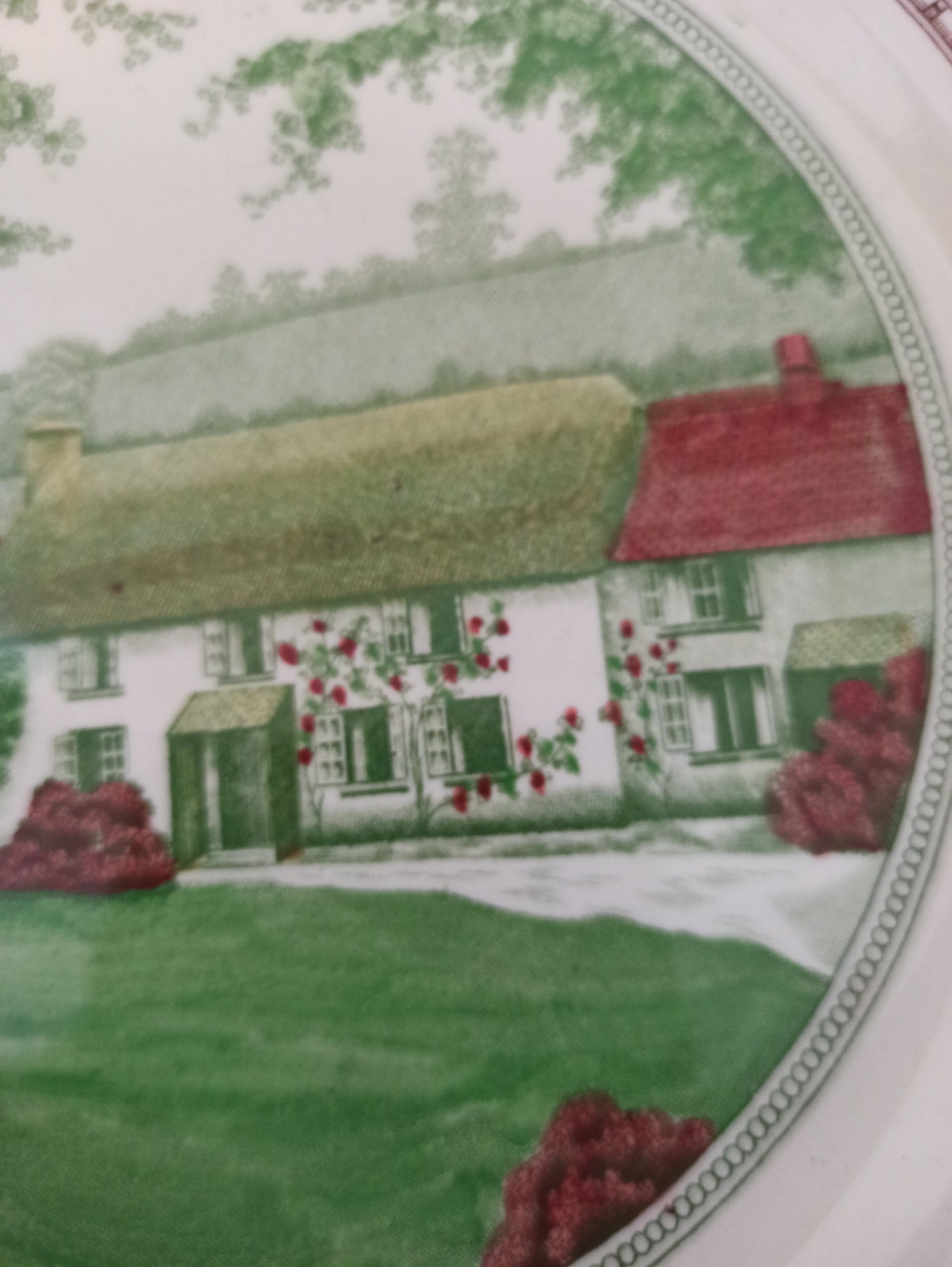 A Pair of Lorna Doone Plates By Adams Pottery. 1910s - Image 7