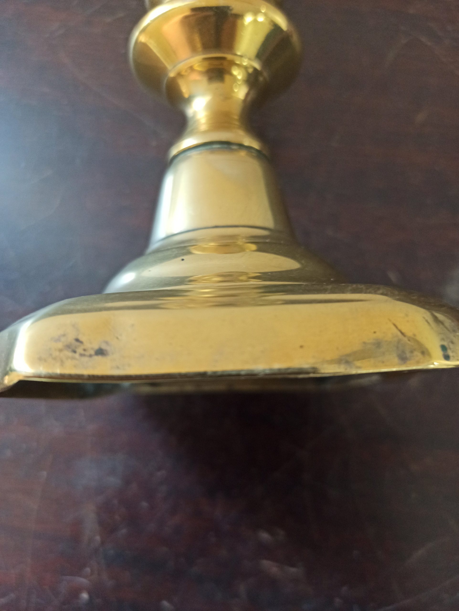 Vintage Brass Candlestick. Very Good Condition. - Image 9
