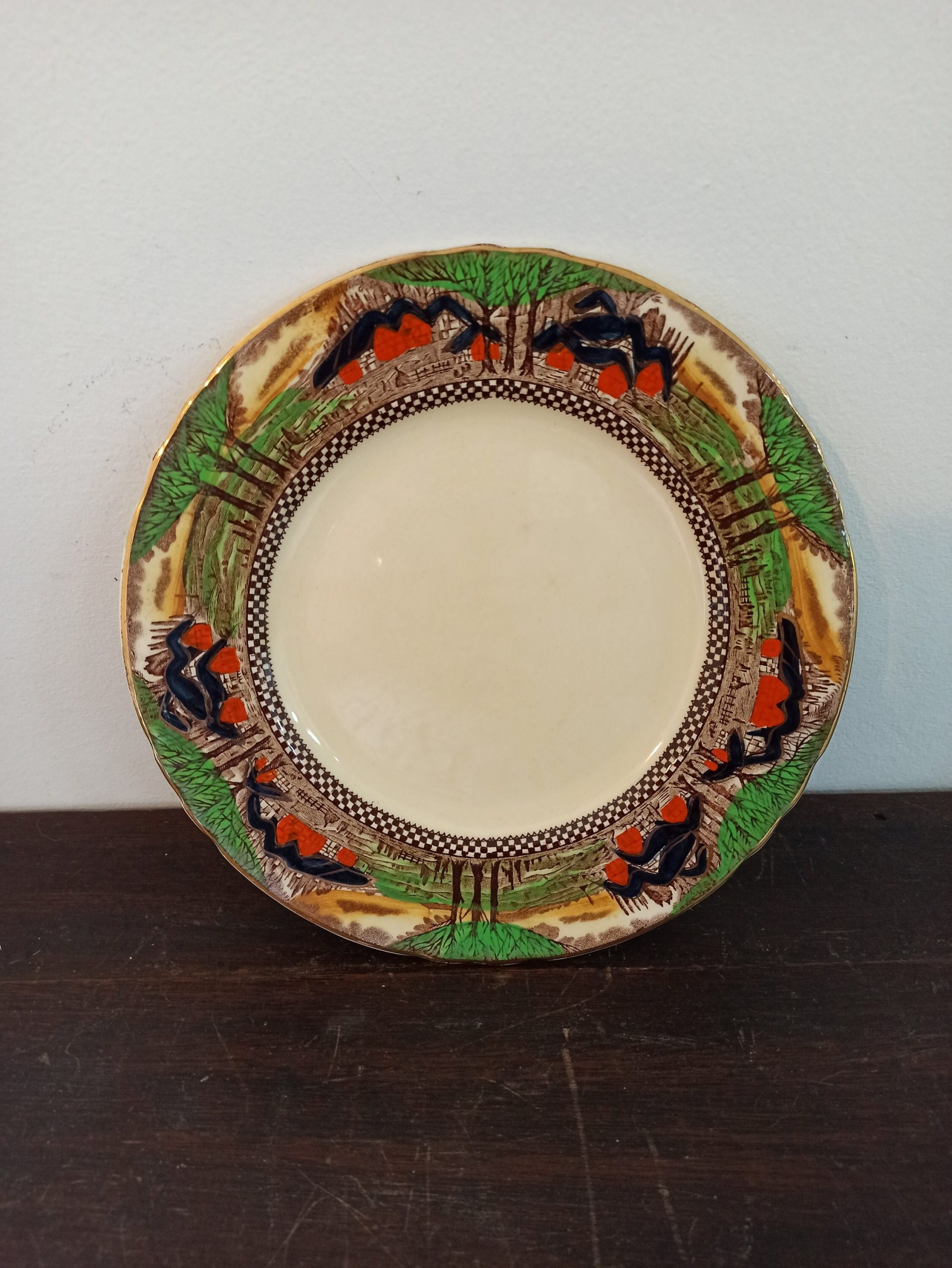 Art Deco Myott "Englands Countryside" Decorative Cabinet / Display Plate.