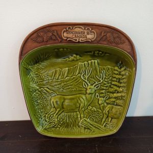 Vintage Decorative Dish. Vancouver Canadian. Treasure Craft, Made in The USA. Very Good Condition.